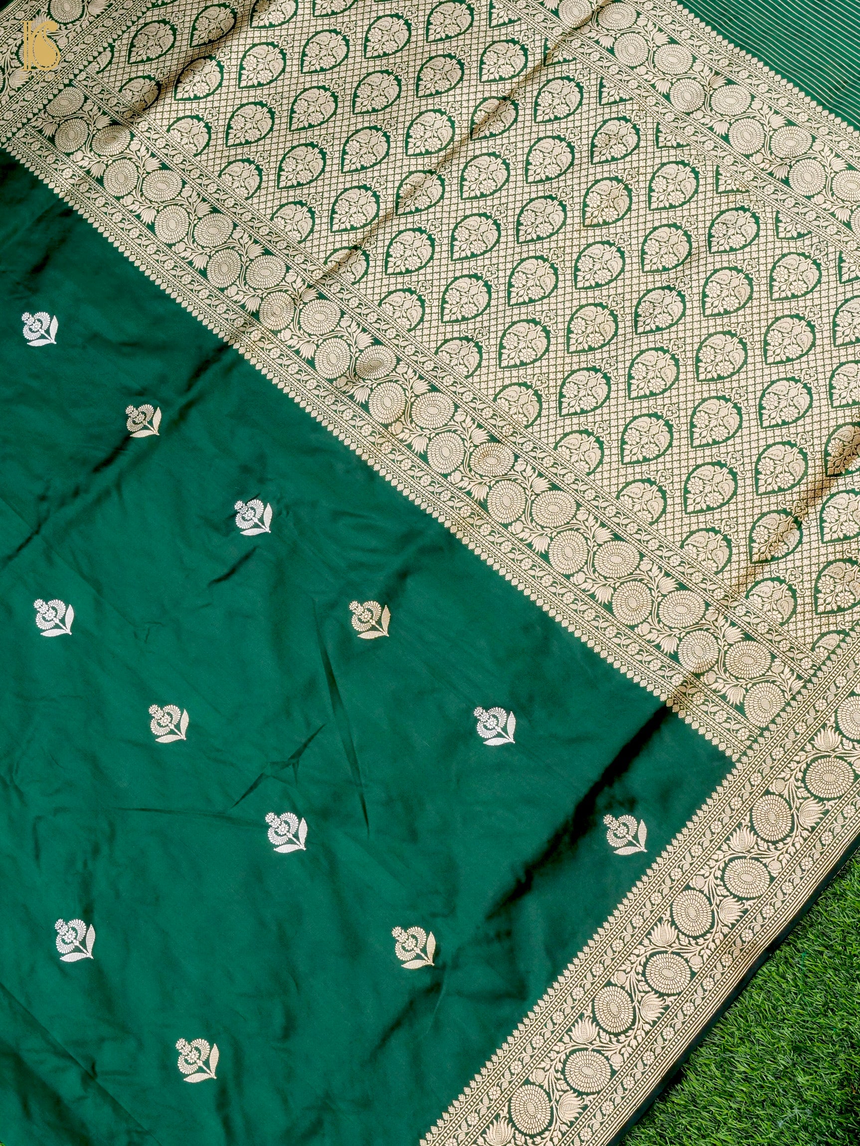Handloom Banarasi Katan Silk Kadwa Saree