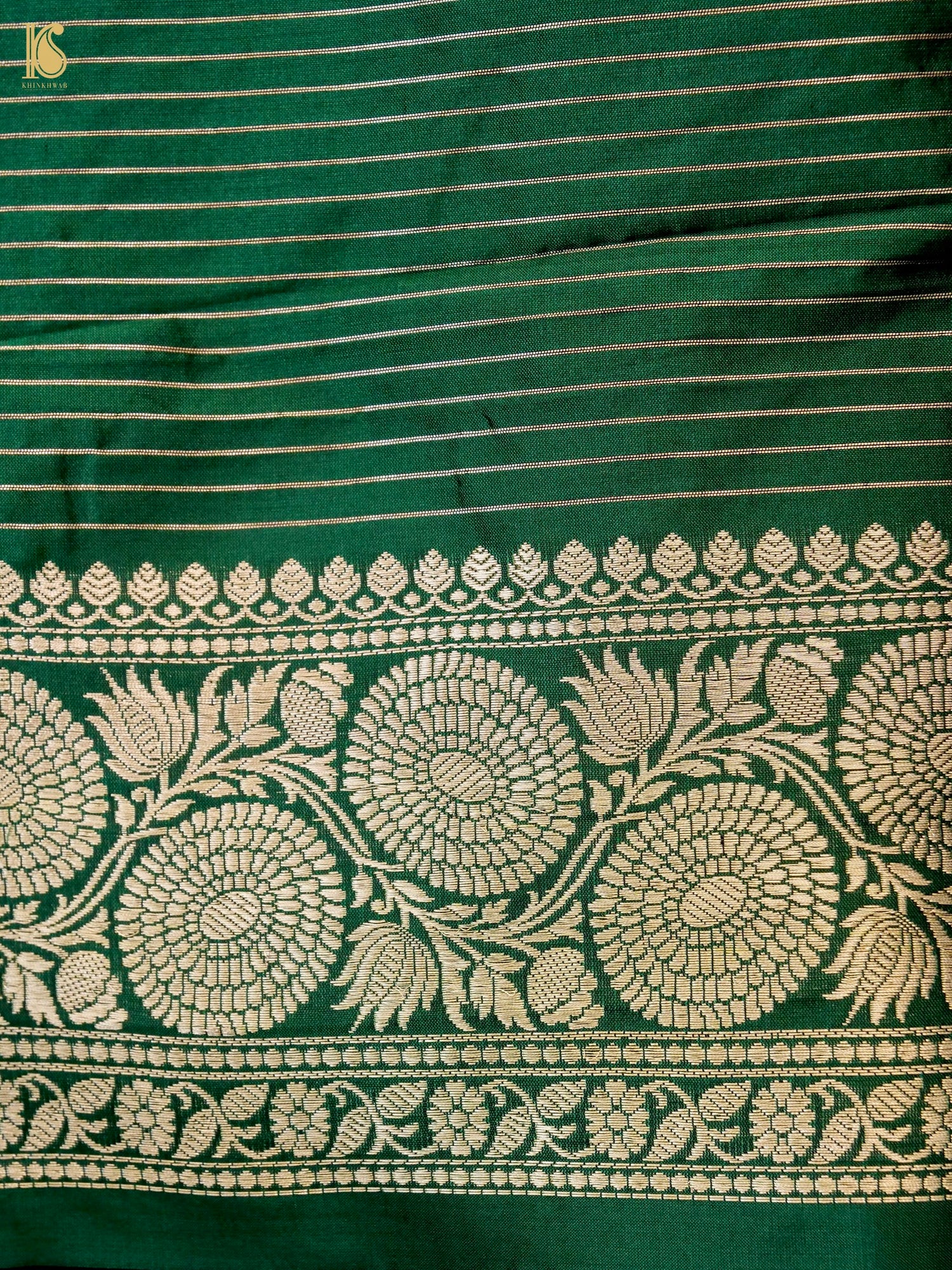 Handloom Banarasi Katan Silk Kadwa Saree