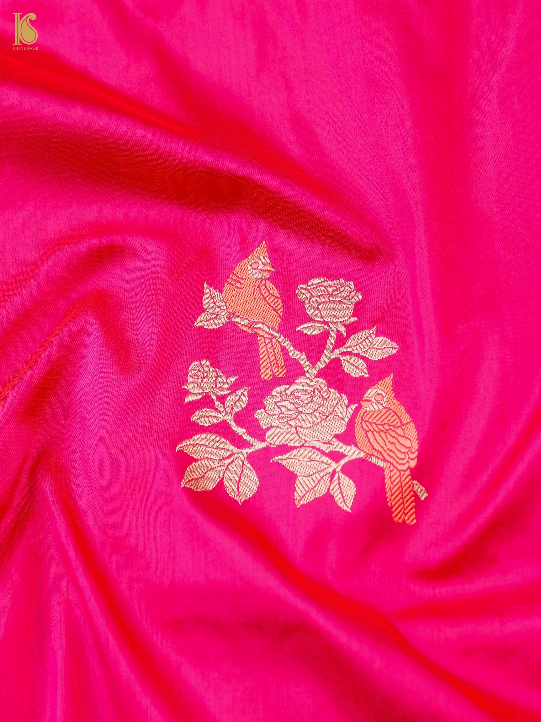 Handloom Banarasi Katan Silk Kadwa Saree