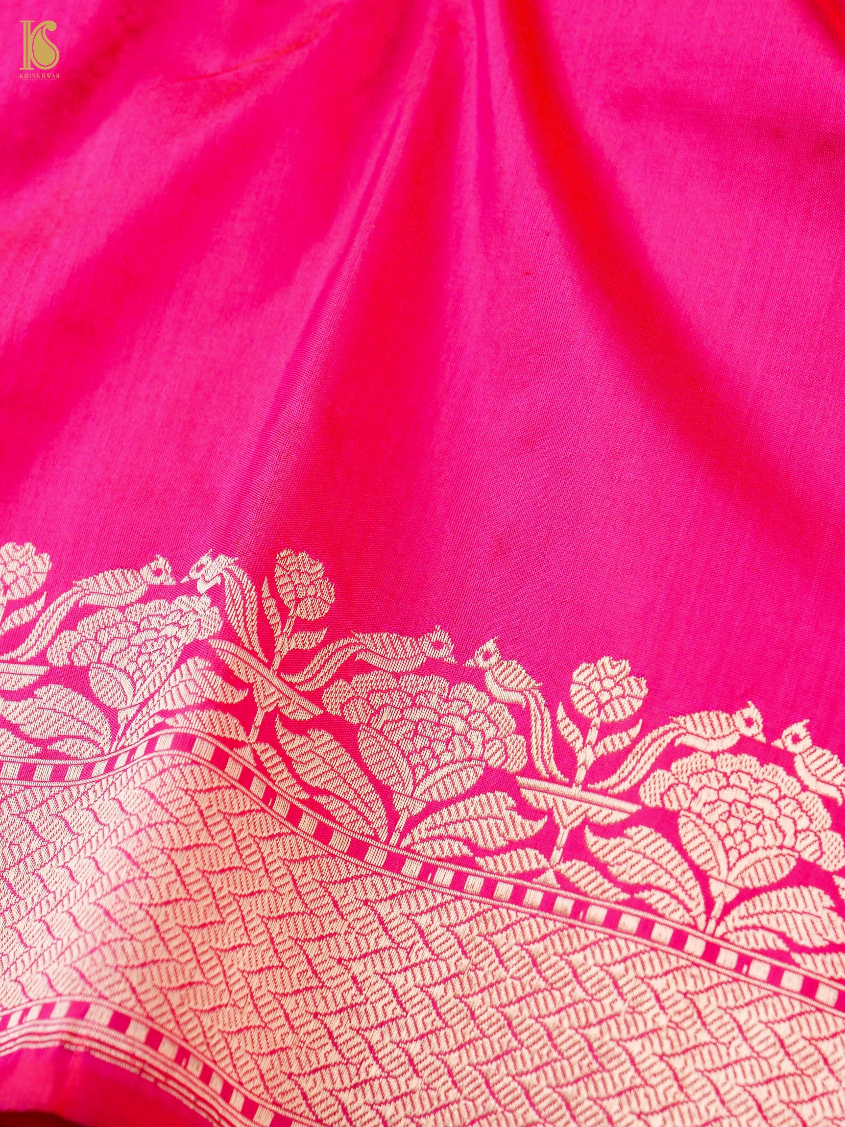 Handloom Banarasi Katan Silk Kadwa Saree