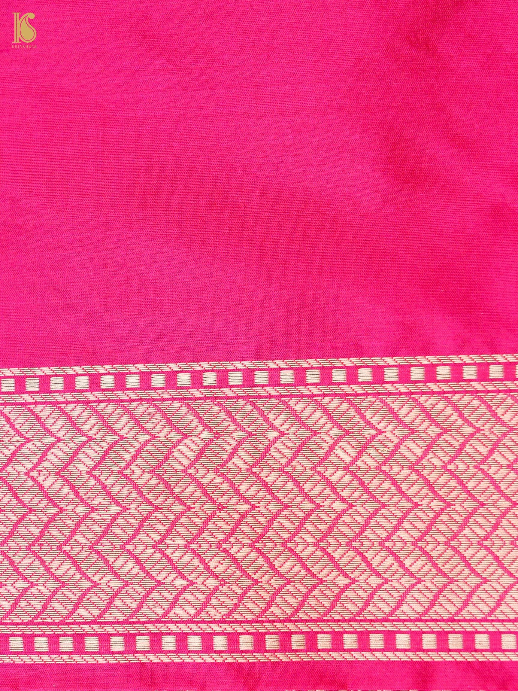 Handloom Banarasi Katan Silk Kadwa Saree