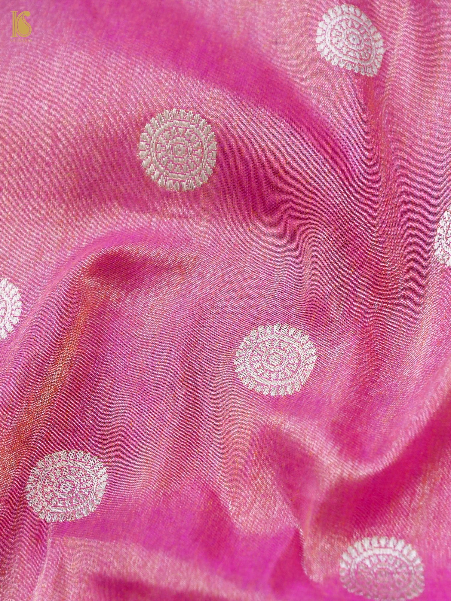 Handloom Banarasi Tissue Silk Rekha Saree