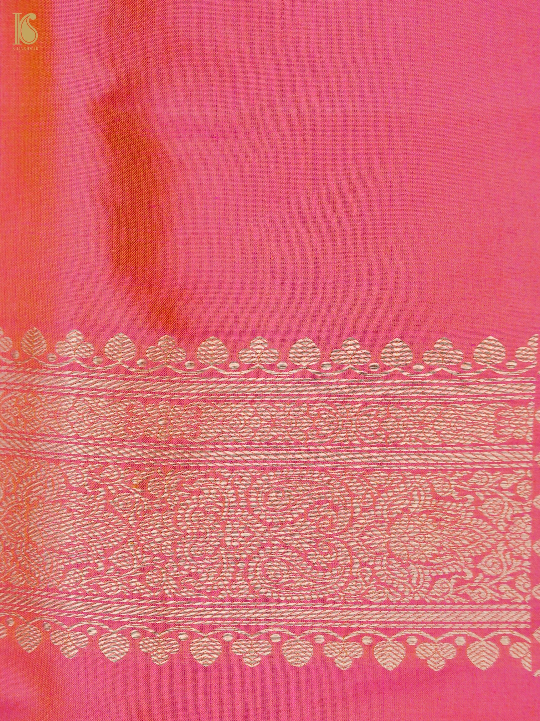 Handloom Banarasi Katan Silk Zari Tanchoi Saree