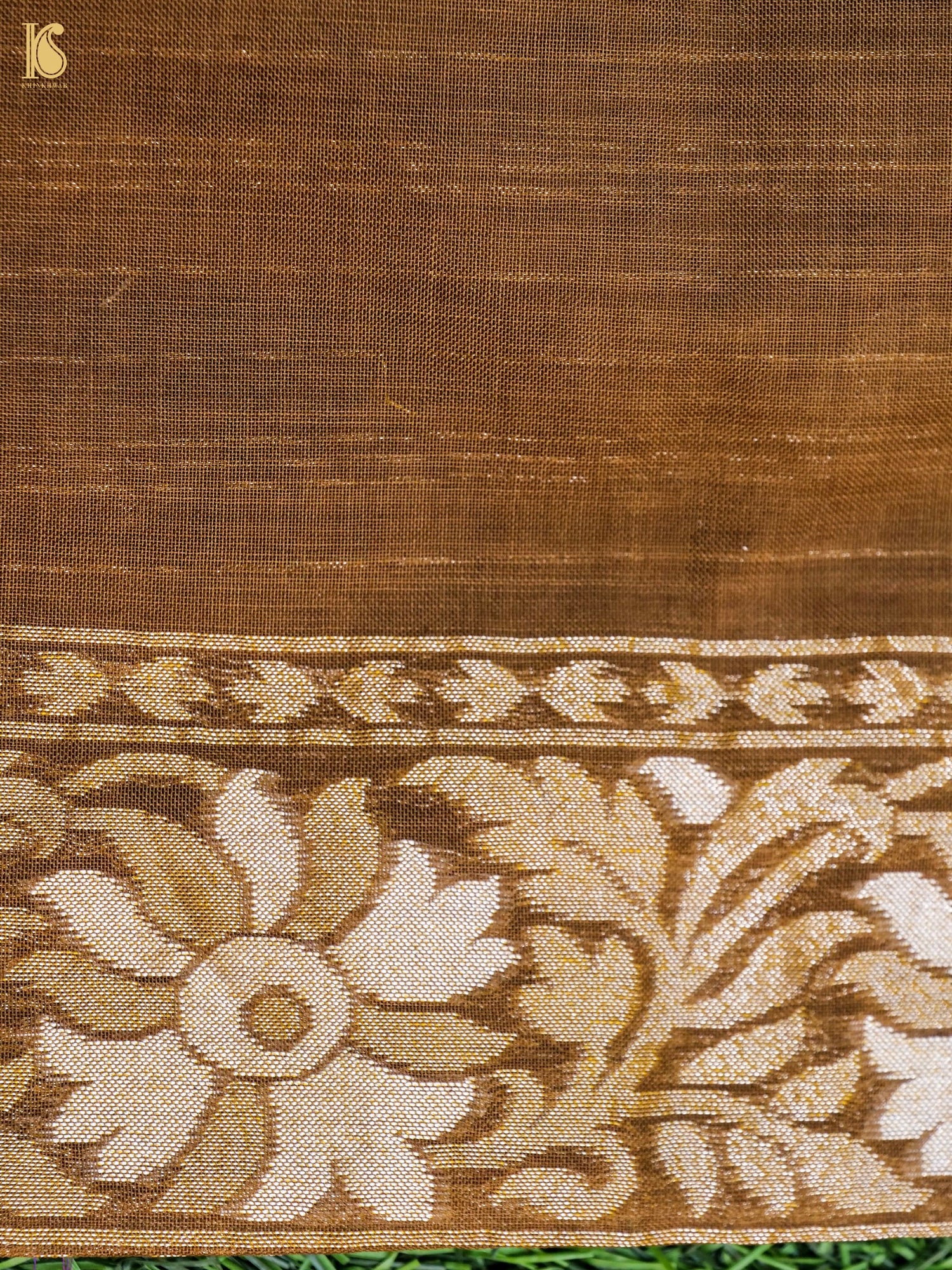 Banarasi Cotton Handloom Jamdani Ektara Saree