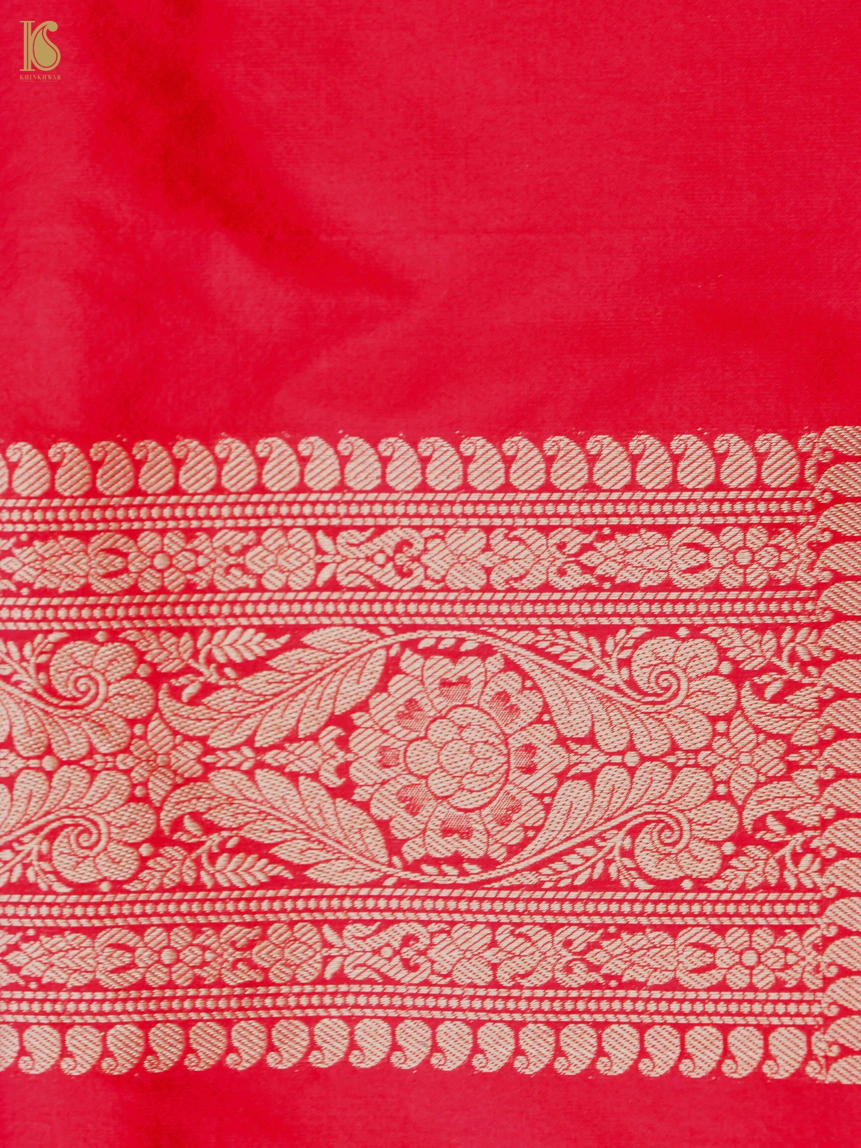 Handloom Banarasi Katan Silk Zari Tanchoi Saree