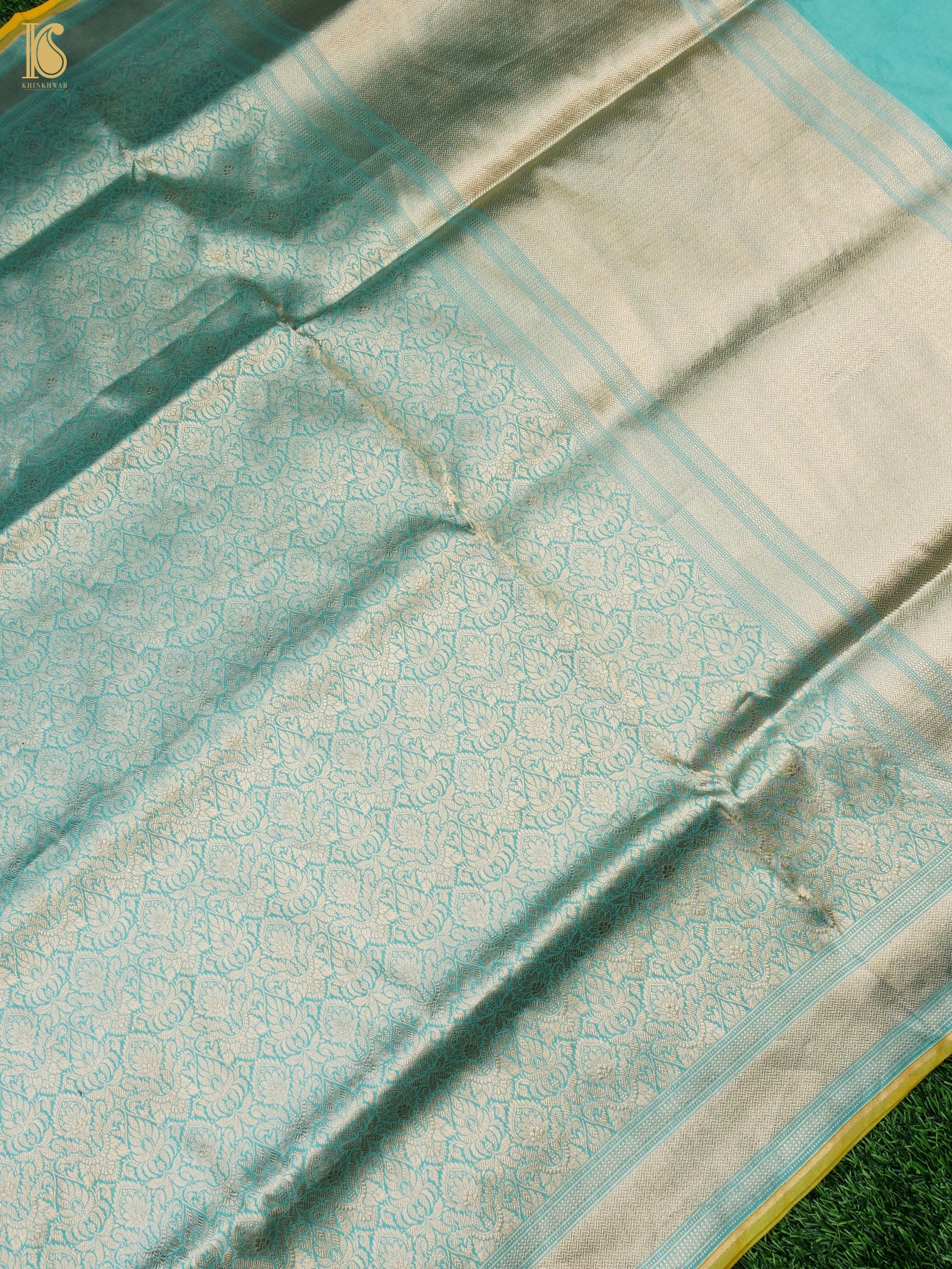 Handloom Banarasi Katan Silk Zari Tanchoi Saree