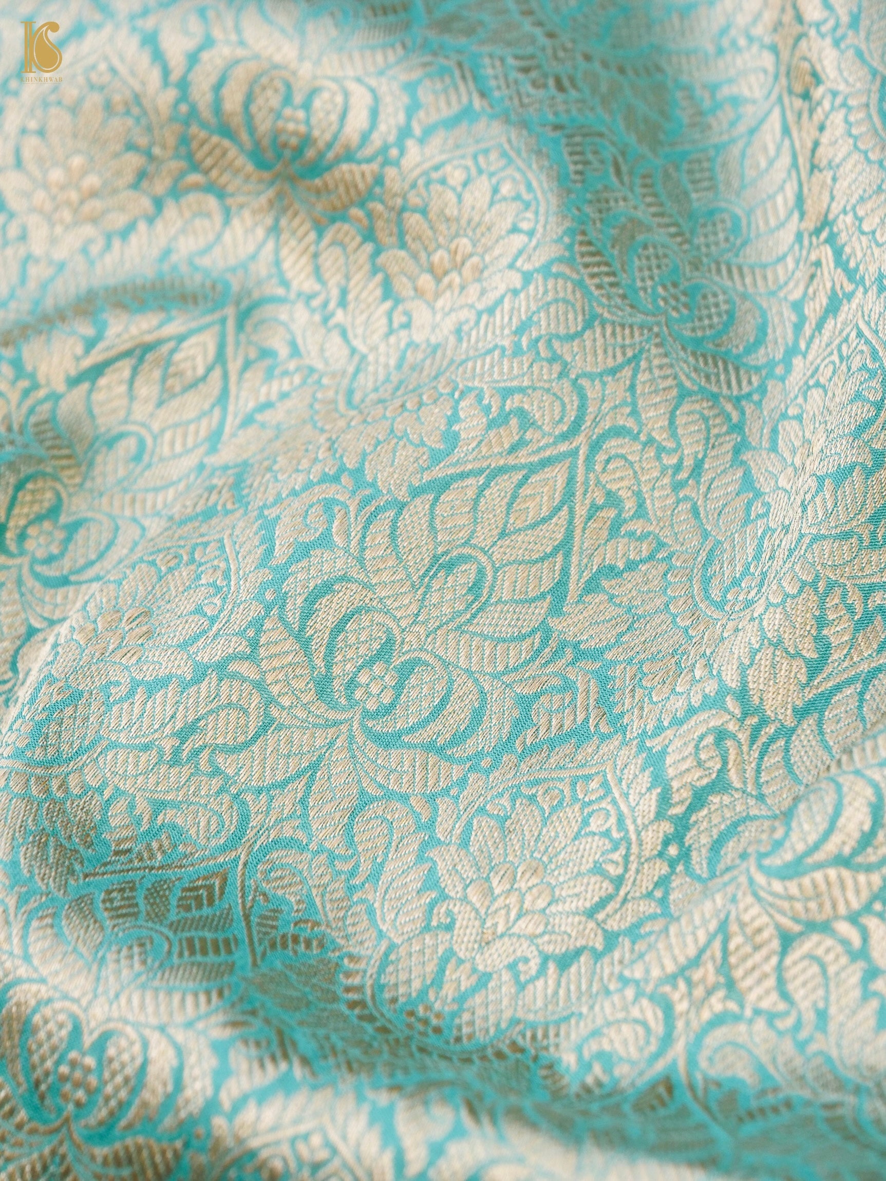 Handloom Banarasi Katan Silk Zari Tanchoi Saree
