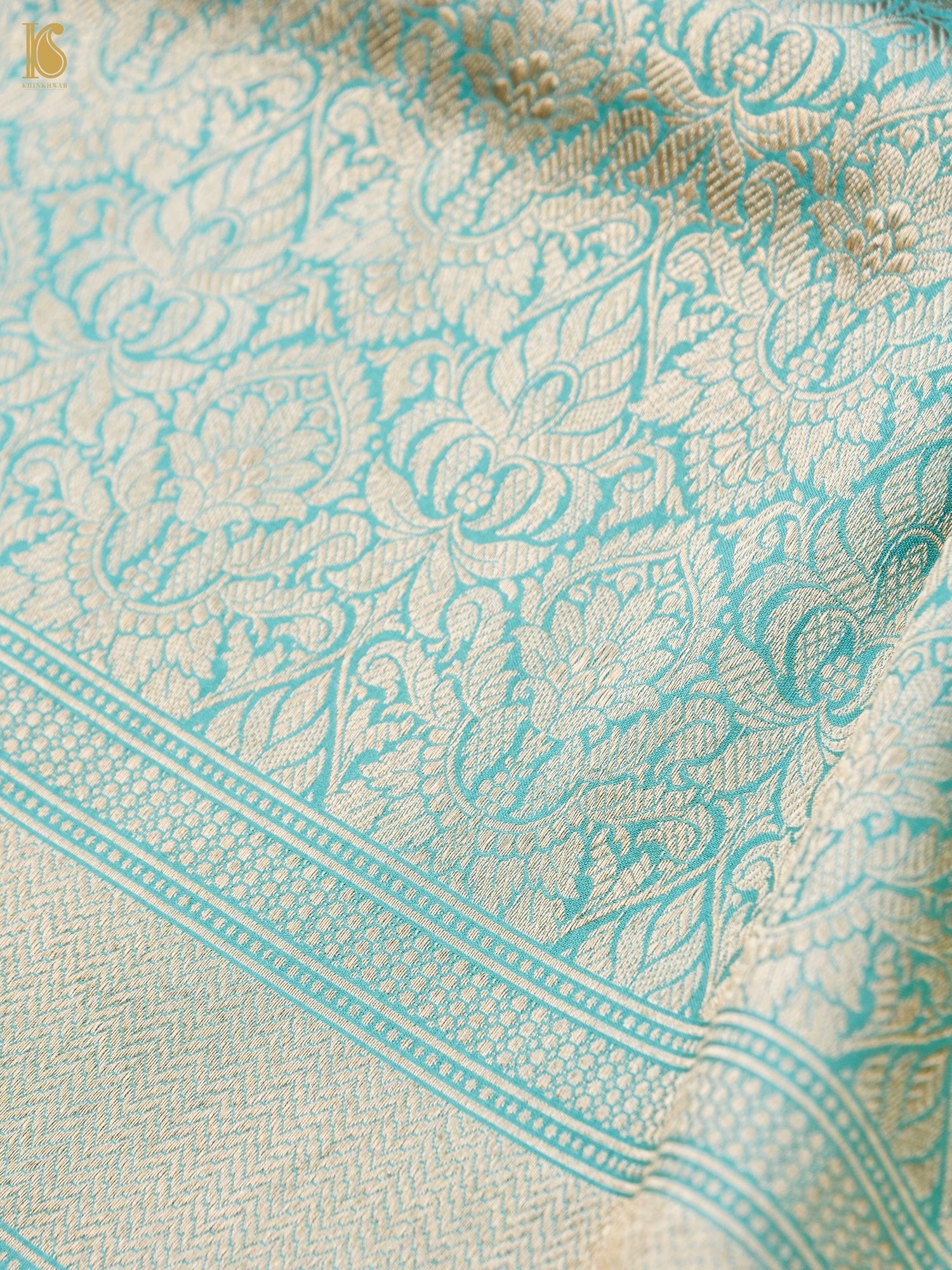 Handloom Banarasi Katan Silk Zari Tanchoi Saree