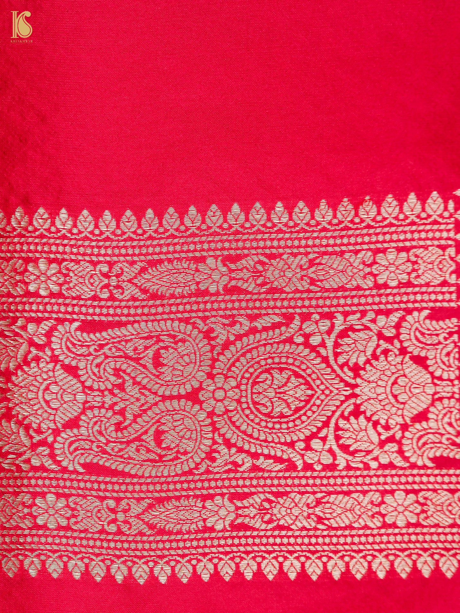 Handloom Banarasi Katan Silk Zari Tanchoi Saree