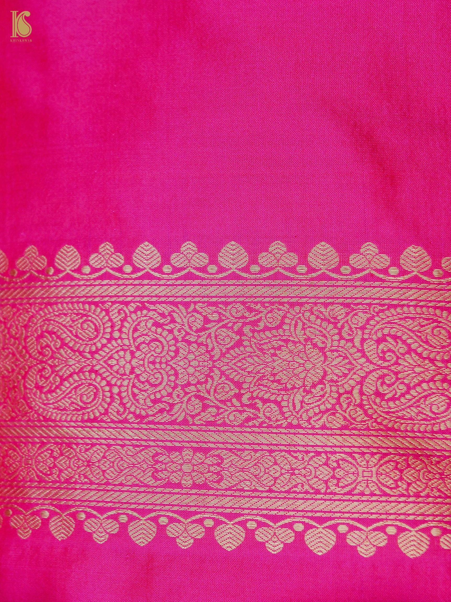 Handloom Banarasi Katan Silk Zari Tanchoi Saree