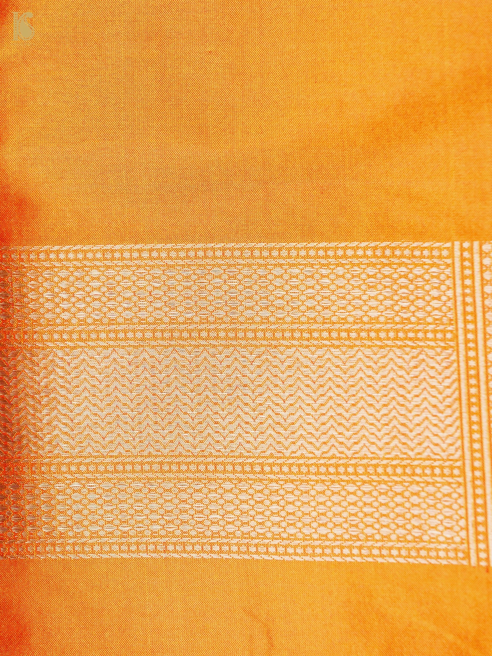 Handloom Banarasi Katan Silk Zari Tanchoi Saree