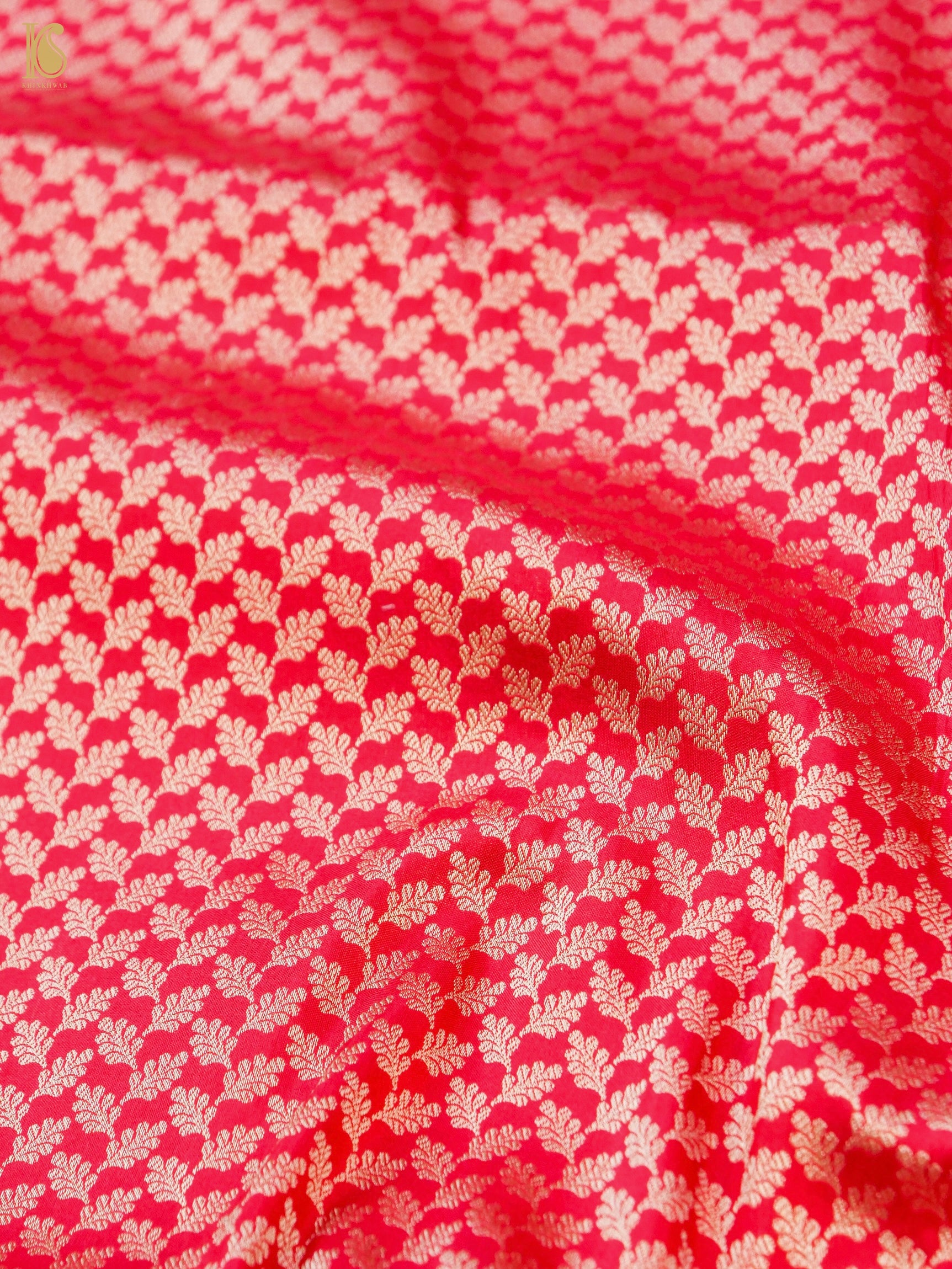 Handloom Banarasi Katan Silk Zari Tanchoi Saree