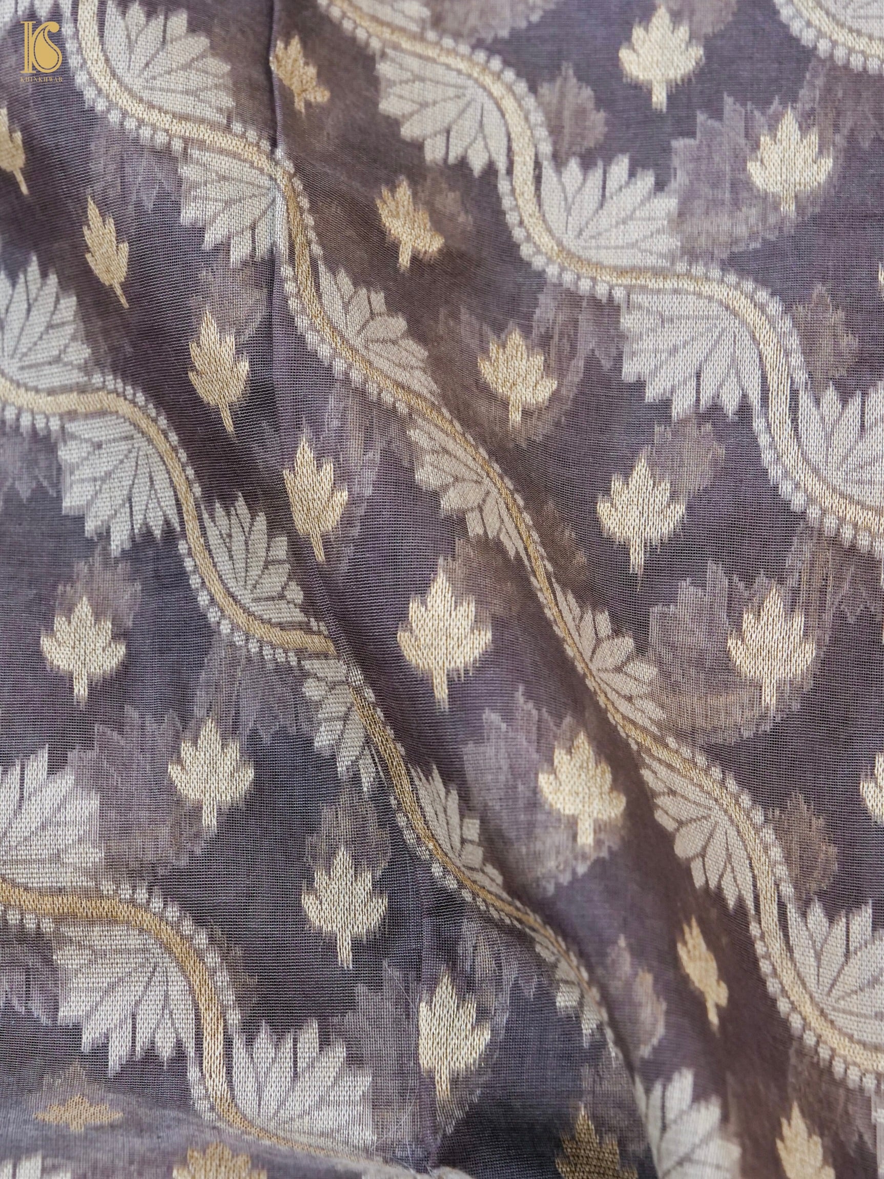 Handloom Cotton Kora Banarasi Jamdani Ektara Suit Fabric Set