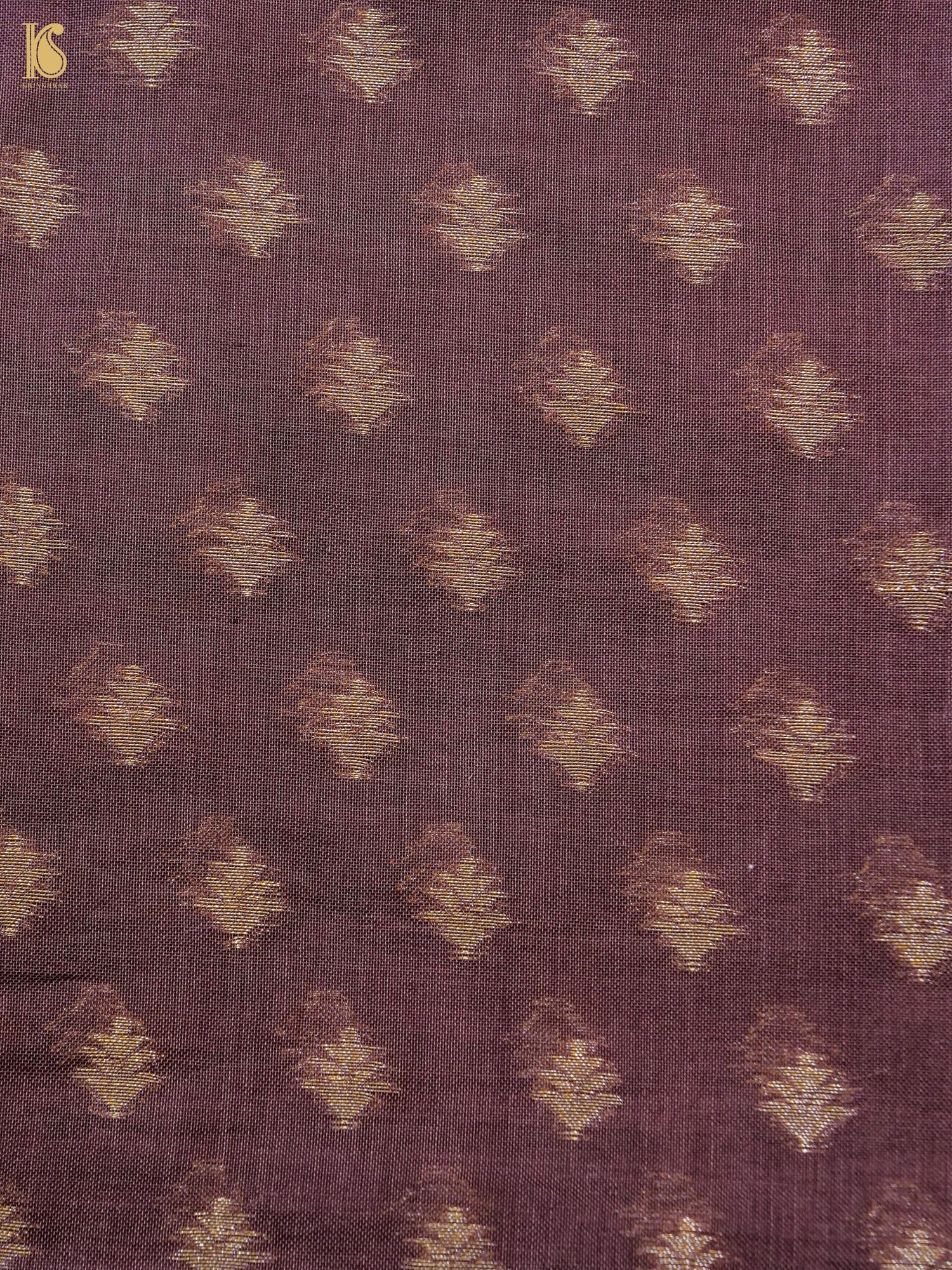 Handloom Cotton Kora Banarasi Jamdani Ektara Suit Fabric Set