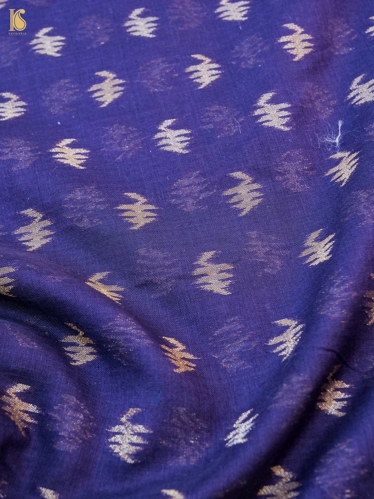 Handloom Cotton Kora Banarasi Jamdani Ektara Suit Fabric Set