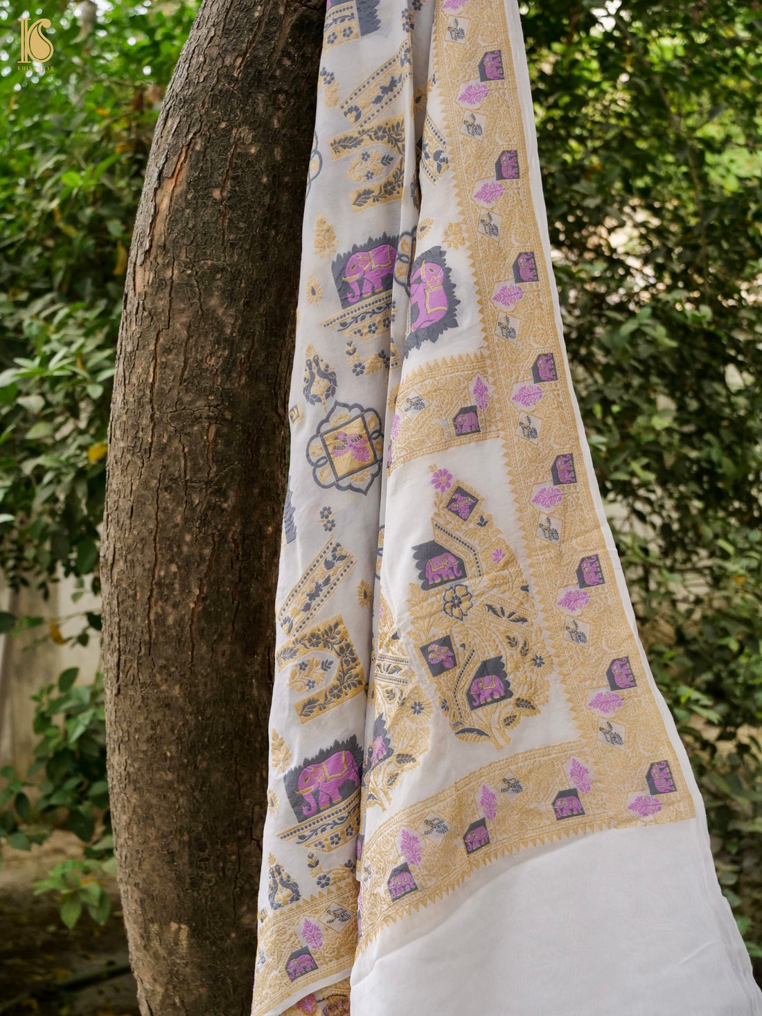 Georgette Banarasi Dyeable Dupatta