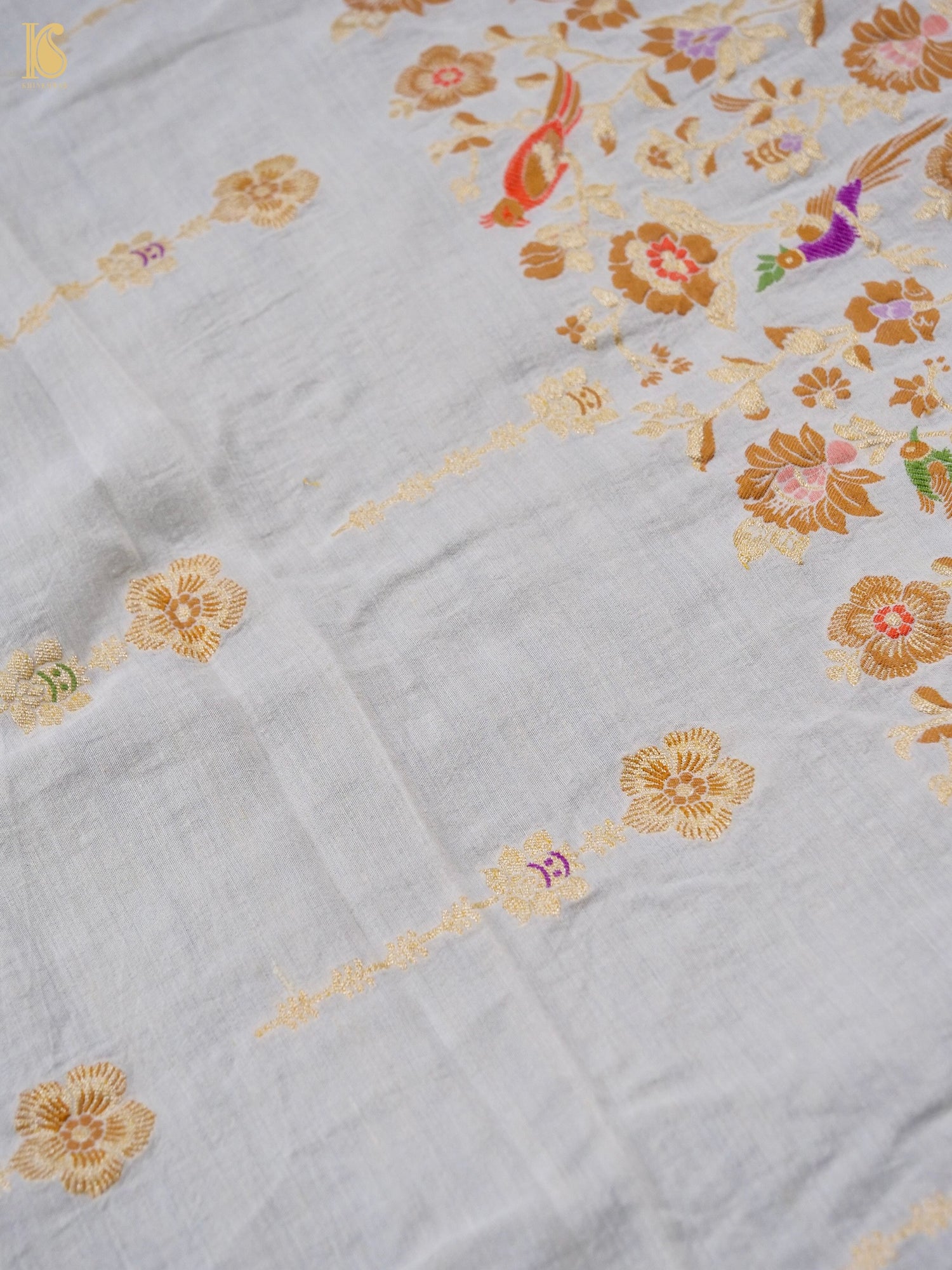 Georgette Kalidar Banarasi Dyeable Lehenga