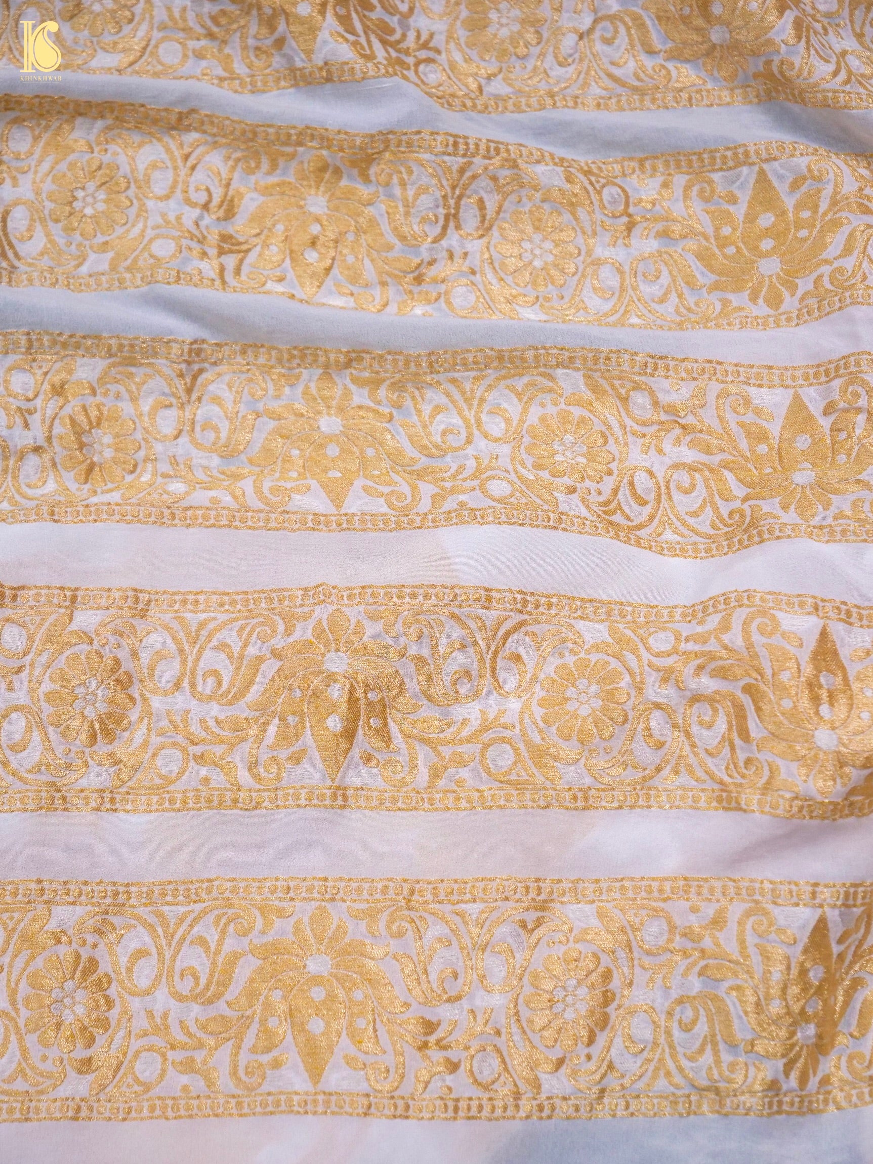 Georgette Kalidar Banarasi Dyeable Lehenga