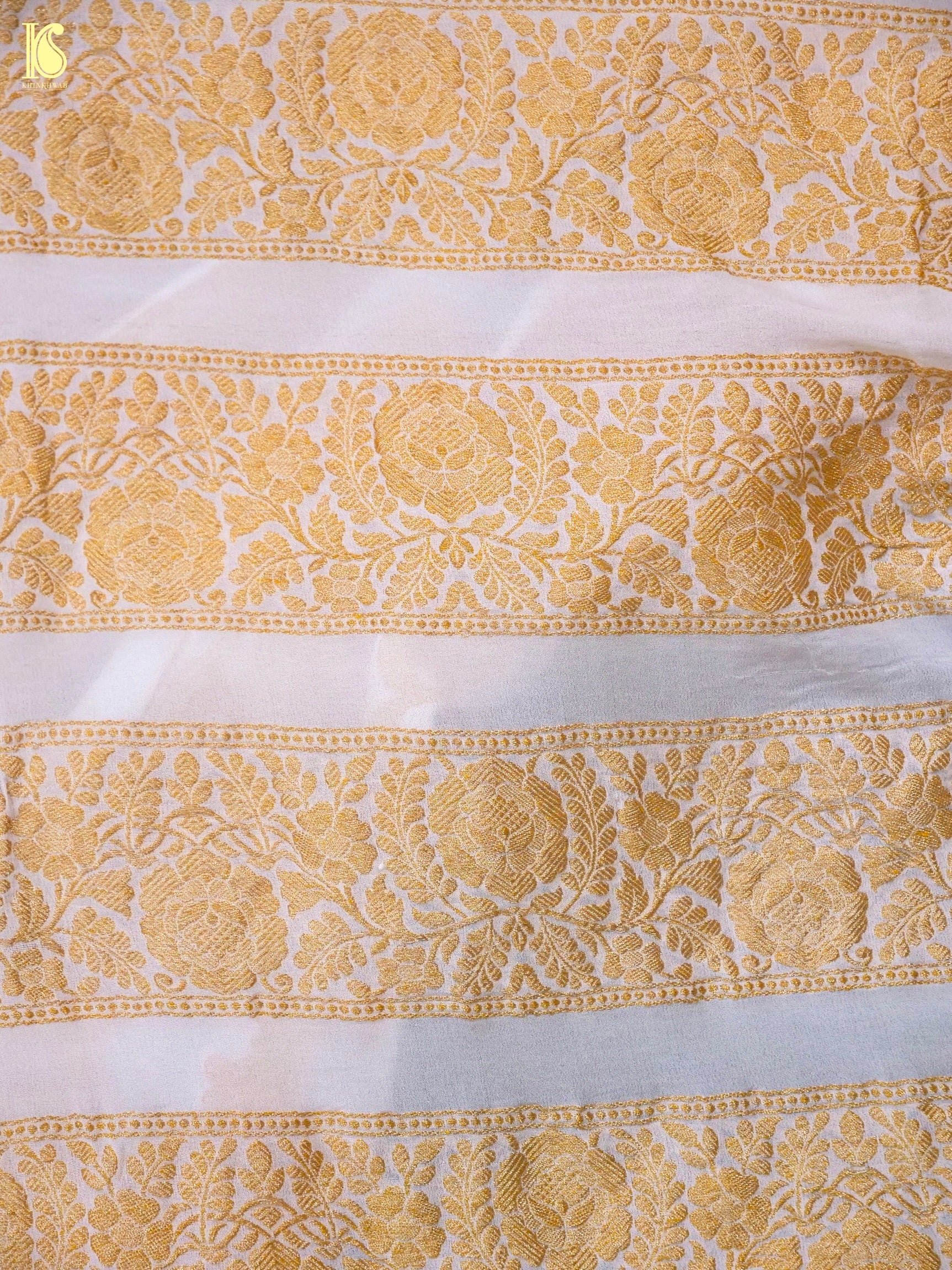 Georgette Kalidar Banarasi Dyeable Lehenga
