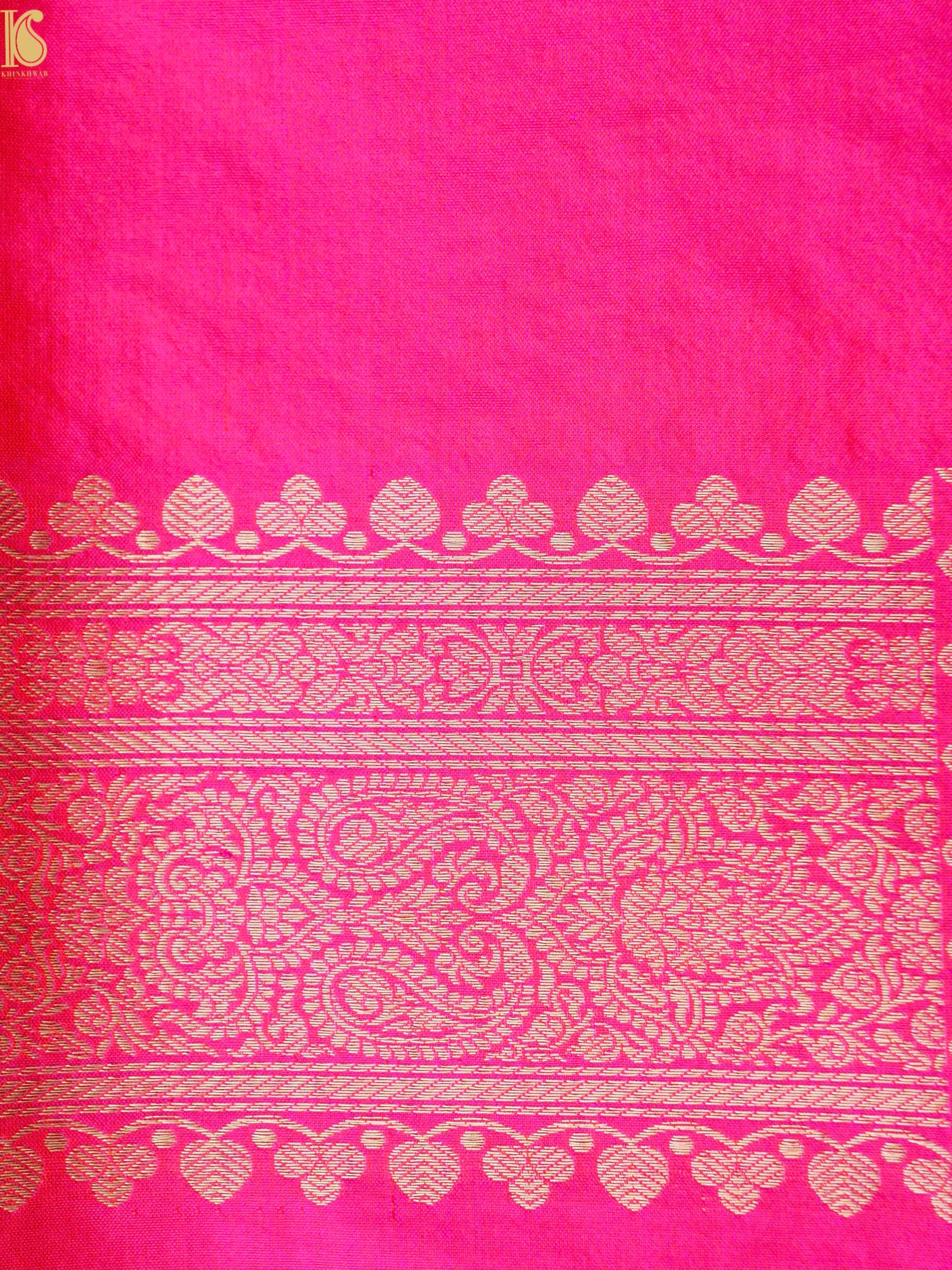Handloom Banarasi Katan Silk Zari Tanchoi Saree