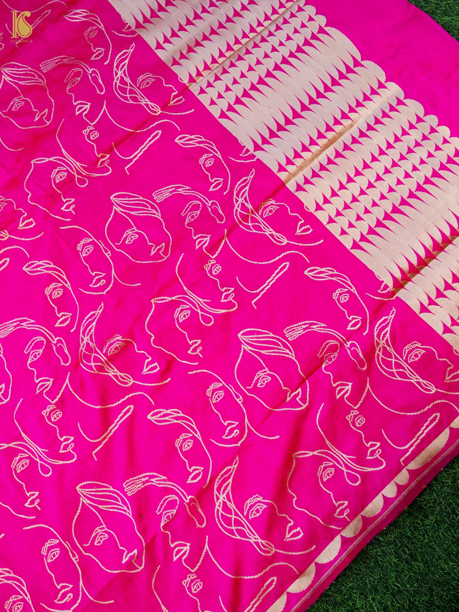 Handloom Banarasi Silk Tanchoi Face Saree