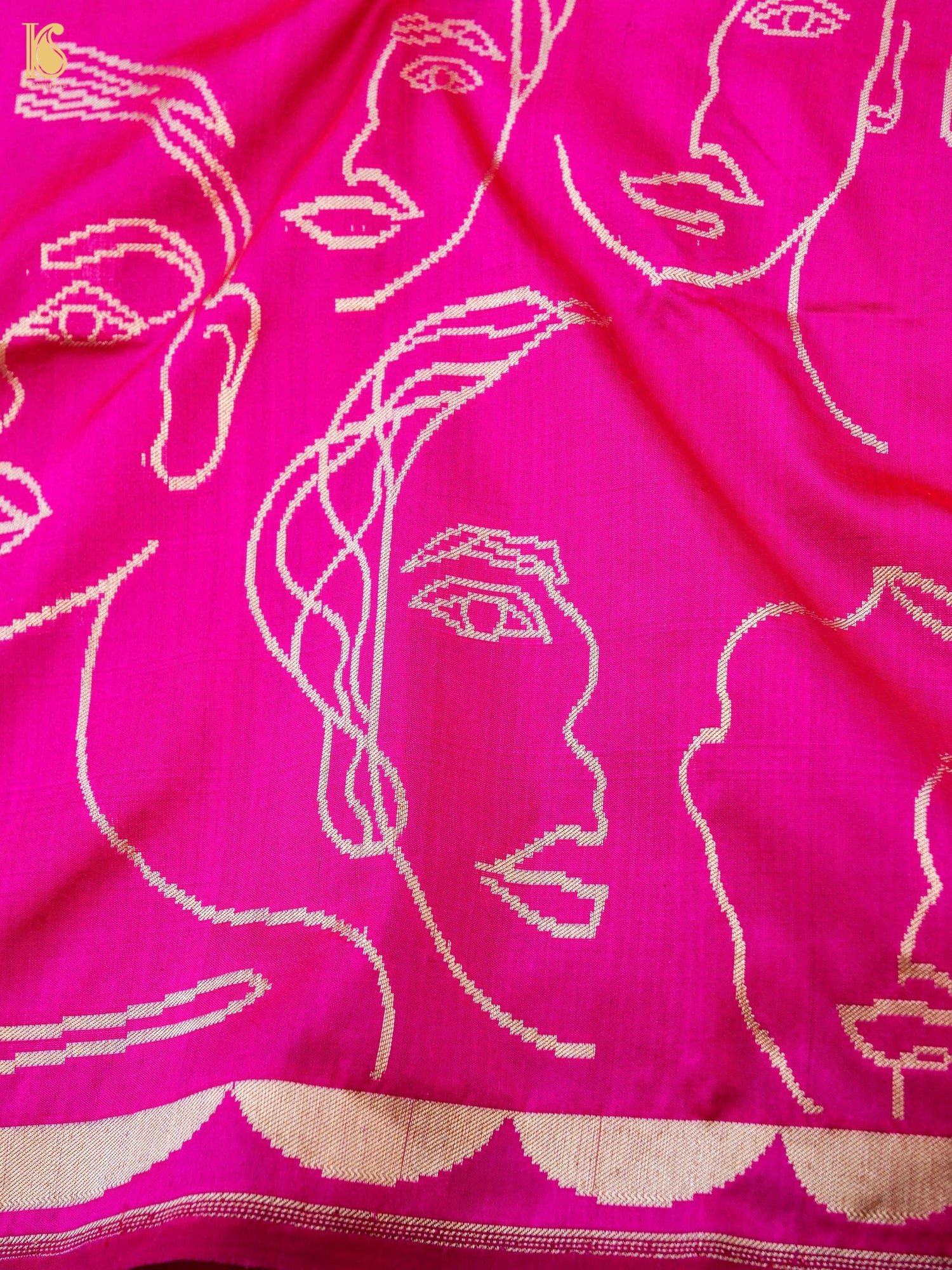 Handloom Banarasi Silk Tanchoi Face Saree