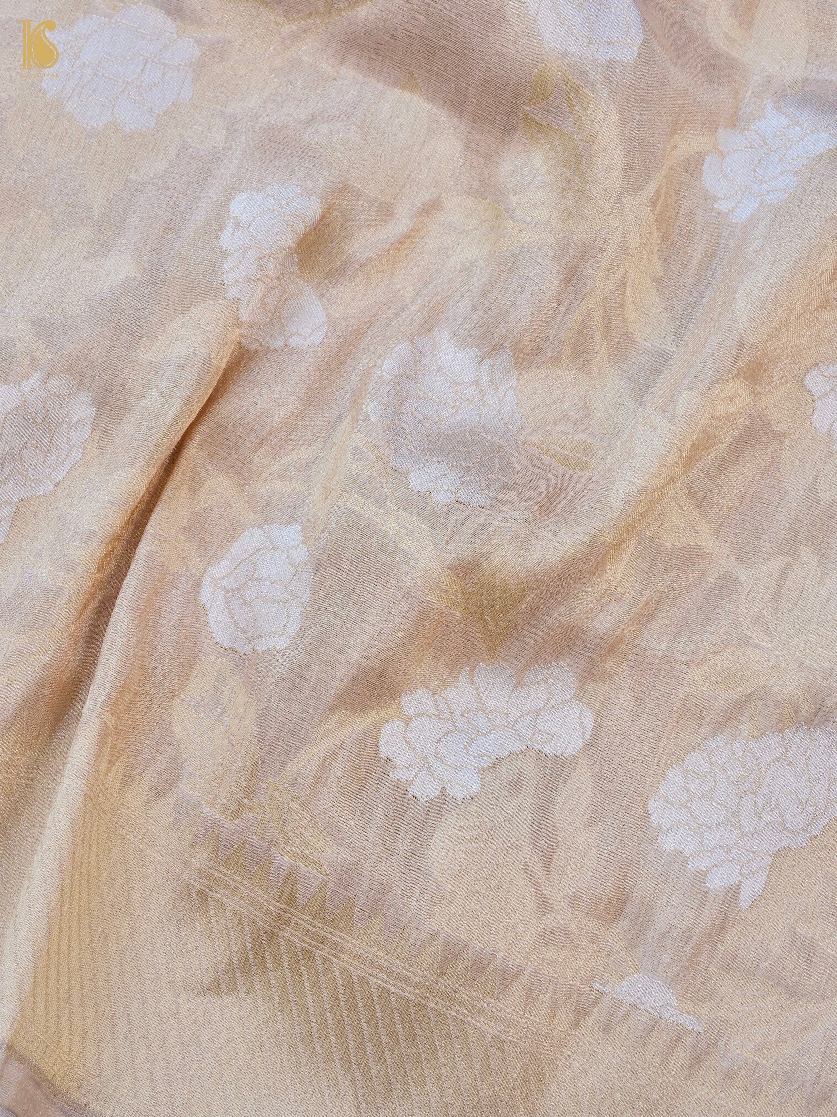 Handloom Banarasi Pure Tissue by Silk Jaal Saree