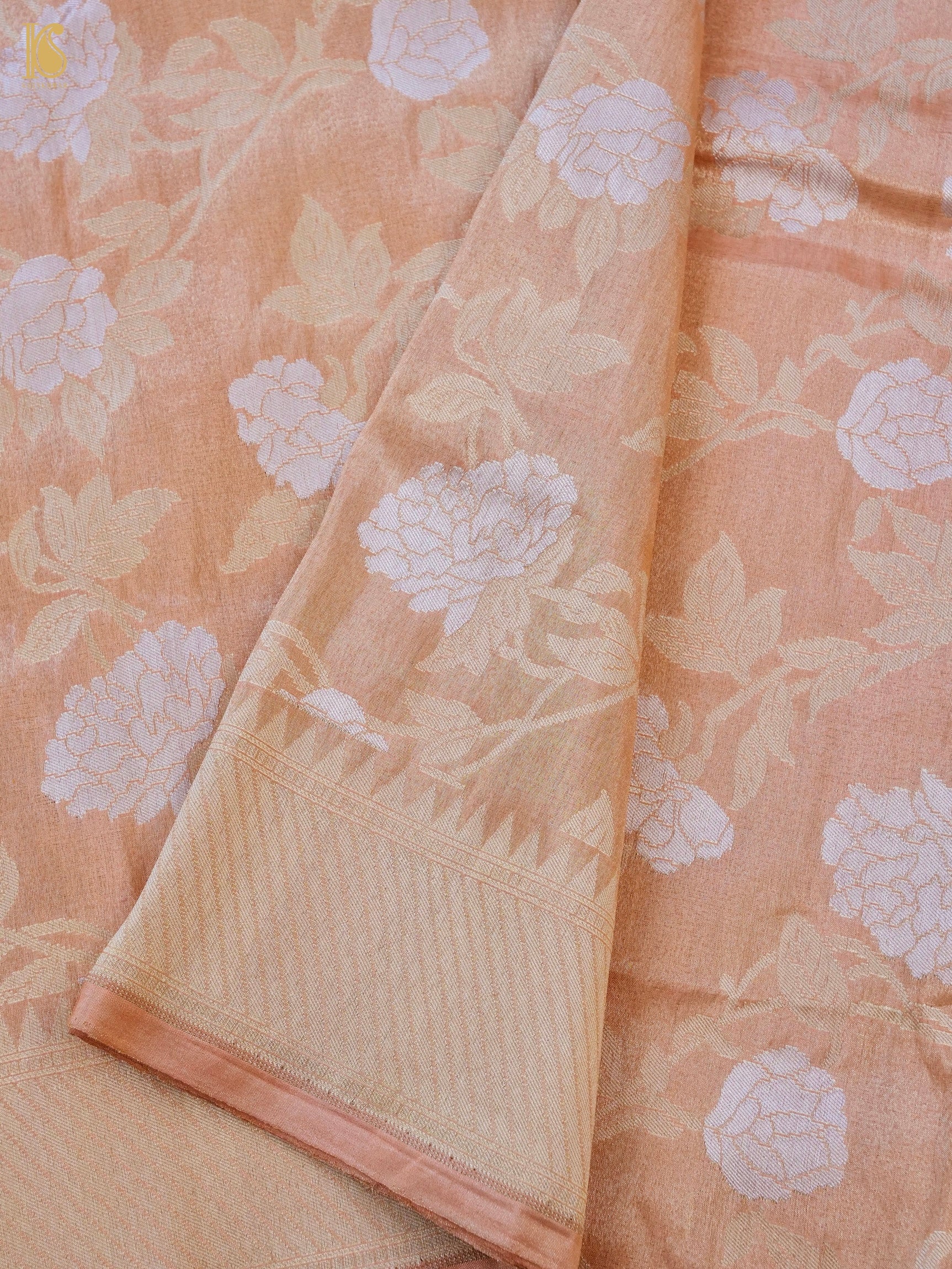 Handloom Banarasi Pure Tissue by Silk Jaal Saree