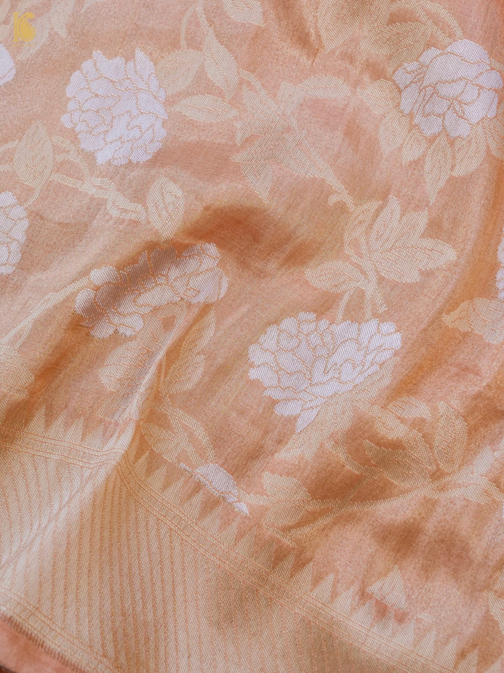 Handloom Banarasi Pure Tissue by Silk Jaal Saree