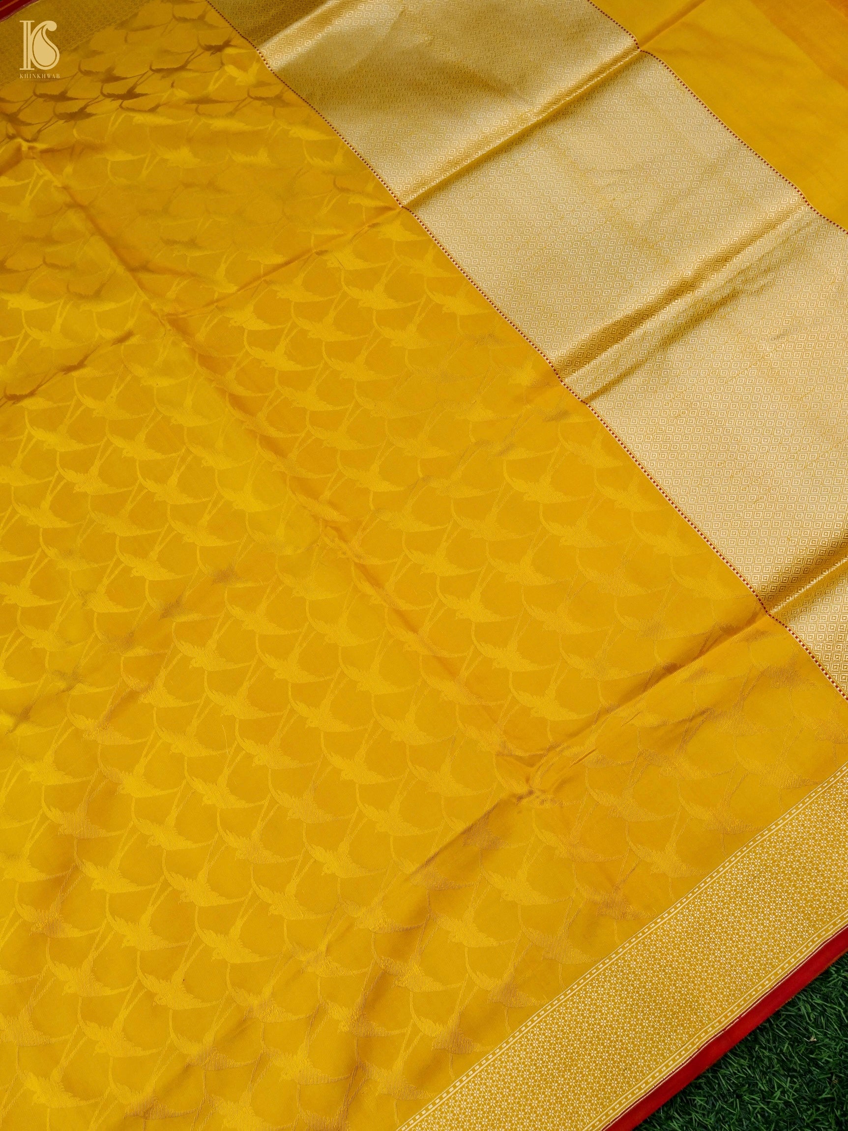 Handloom Banarasi Silk Sateen Tanchoi Saree