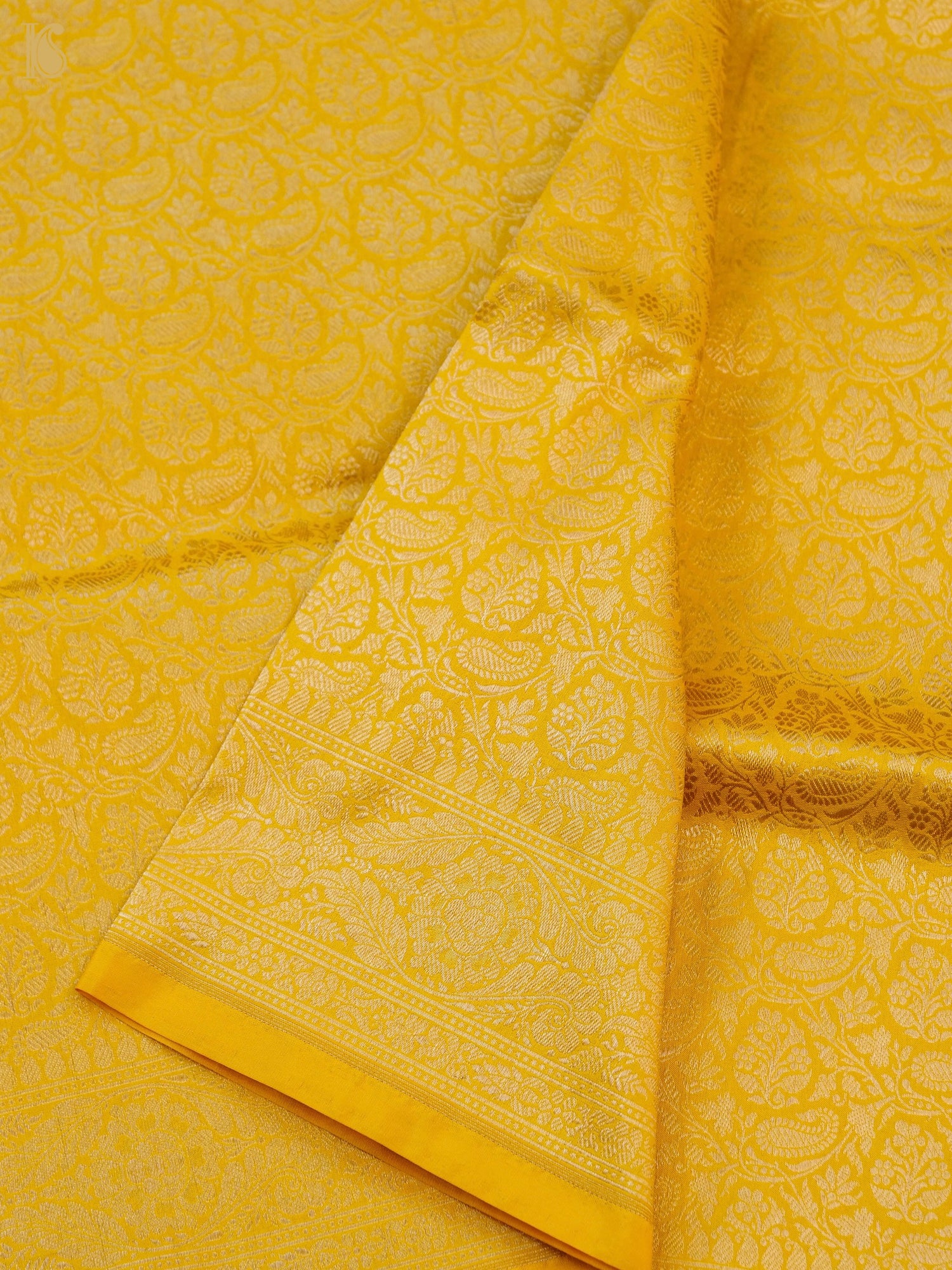 Handloom Banarasi Katan Silk Zari Tanchoi Saree