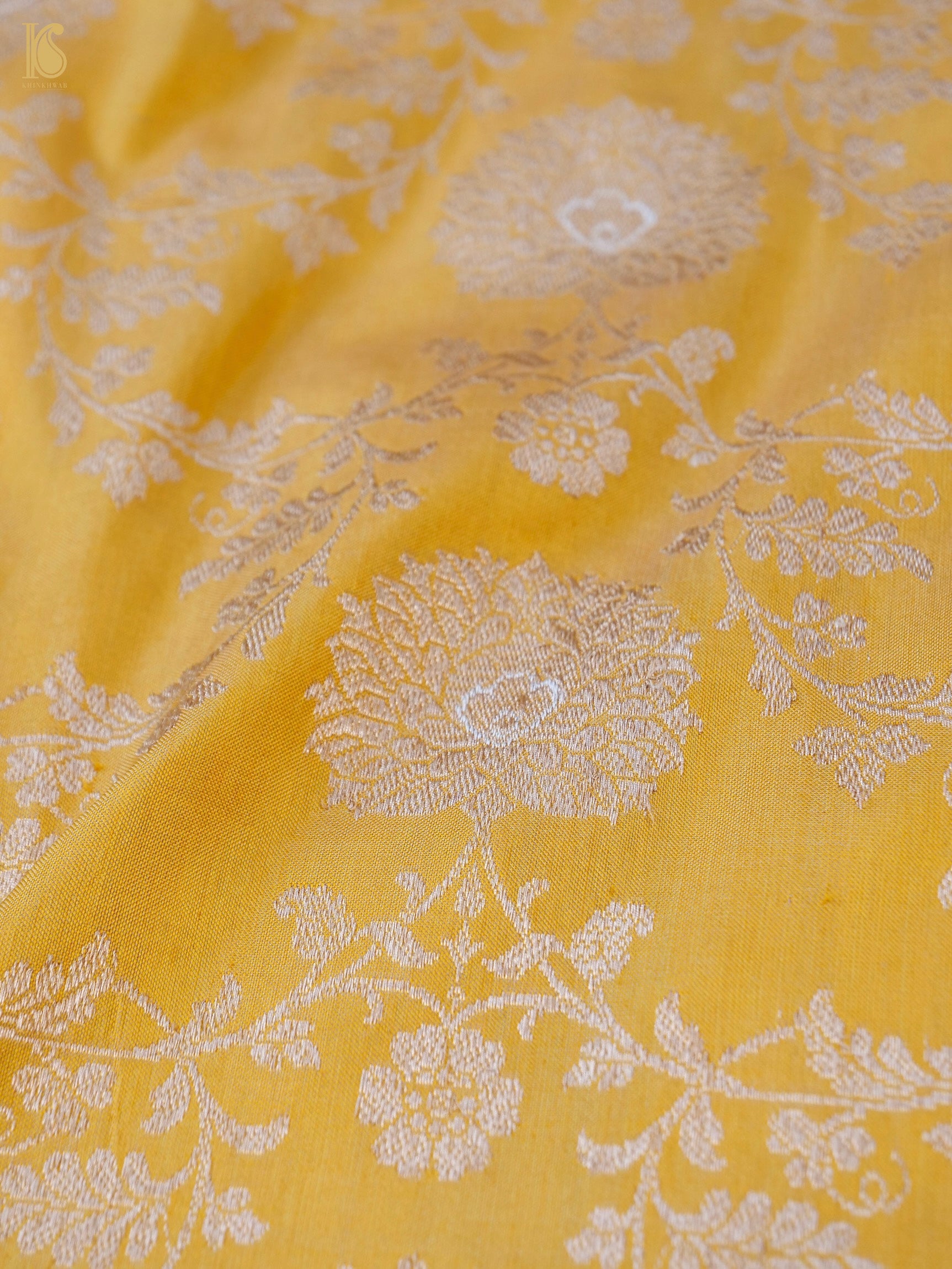 Handwoven Banarasi Katan Silk Kadwa Dupatta