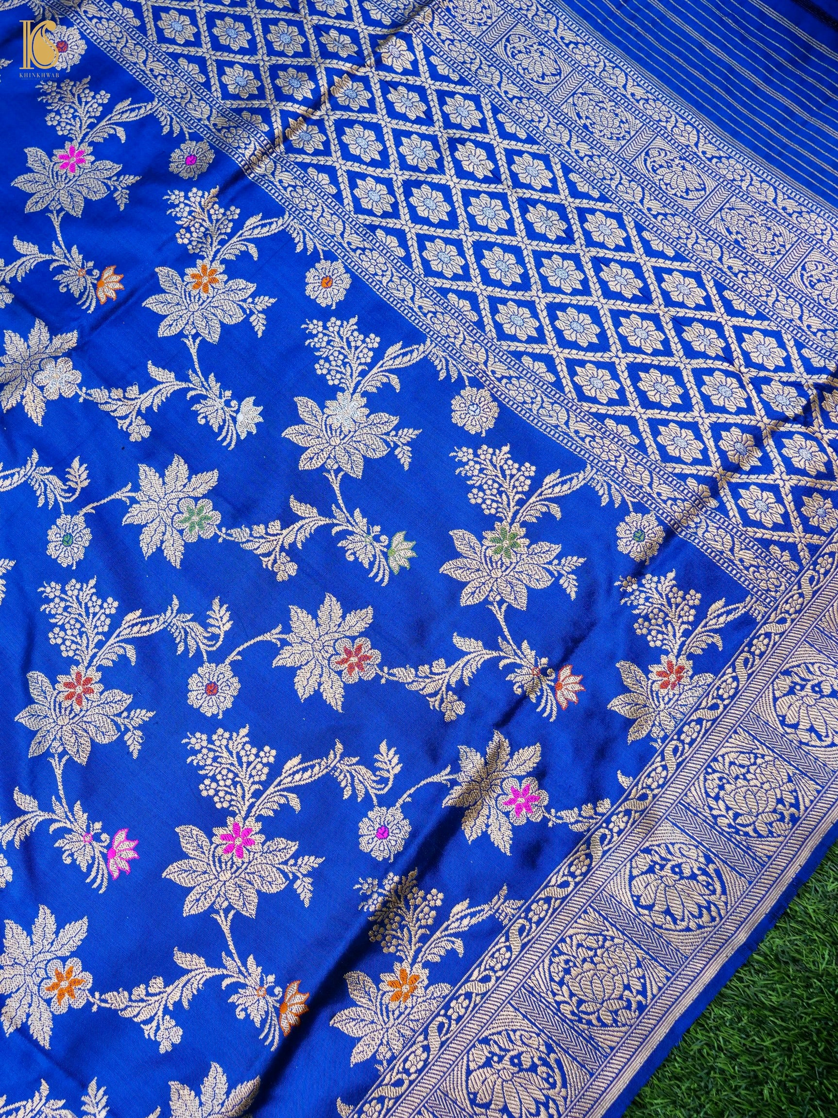 Handwoven Banarasi Katan Silk Kadwa Dupatta