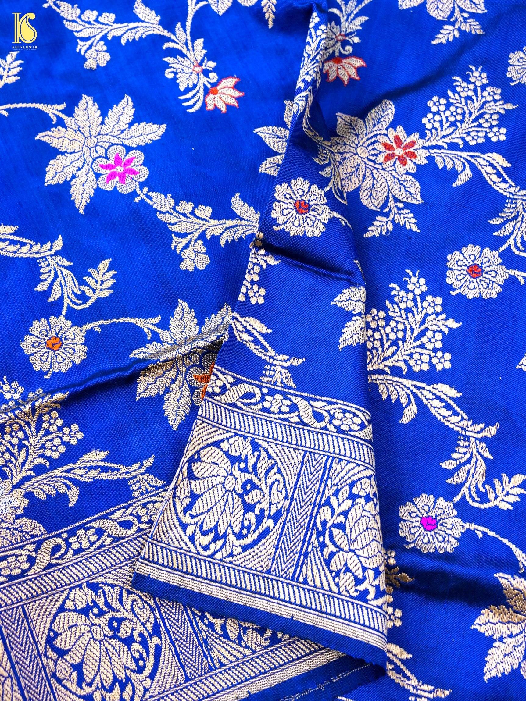Handwoven Banarasi Katan Silk Kadwa Dupatta