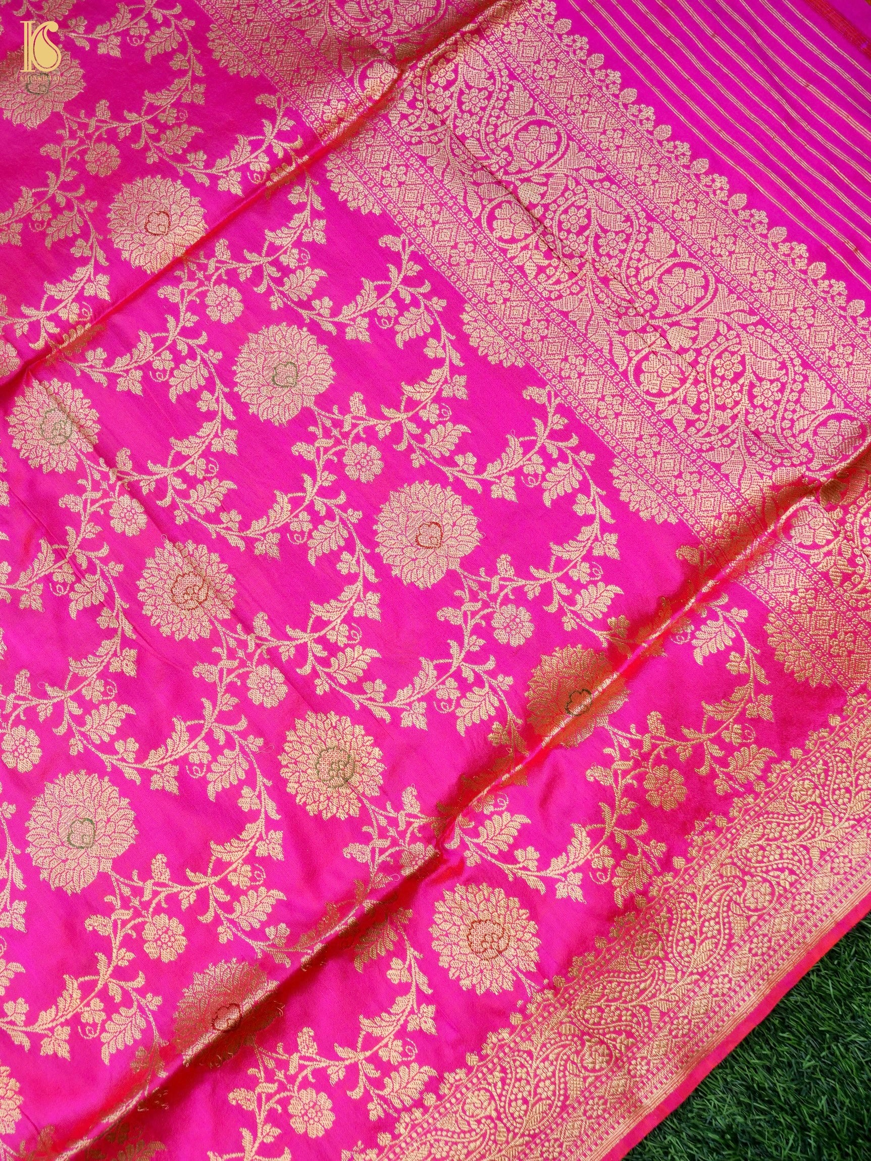 Handwoven Banarasi Katan Silk Kadwa Dupatta