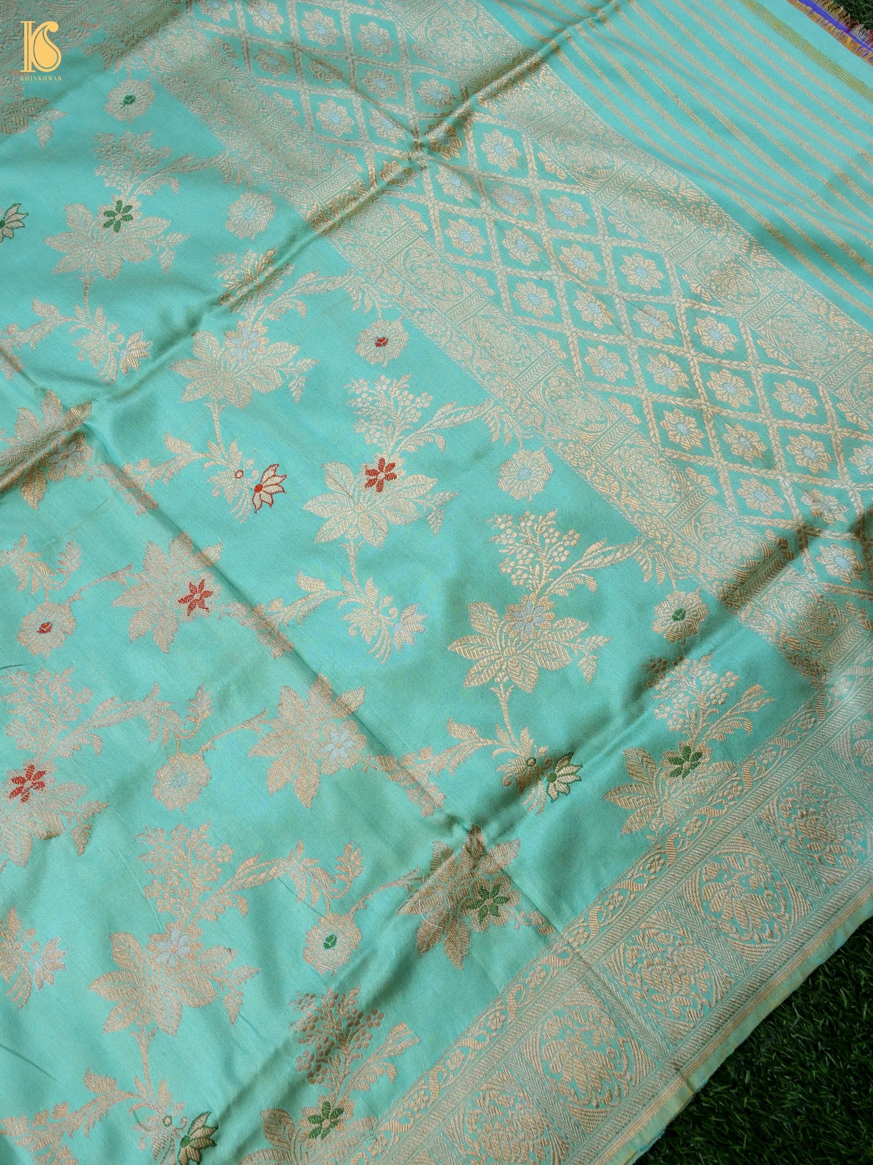 Handwoven Banarasi Katan Silk Kadwa Dupatta