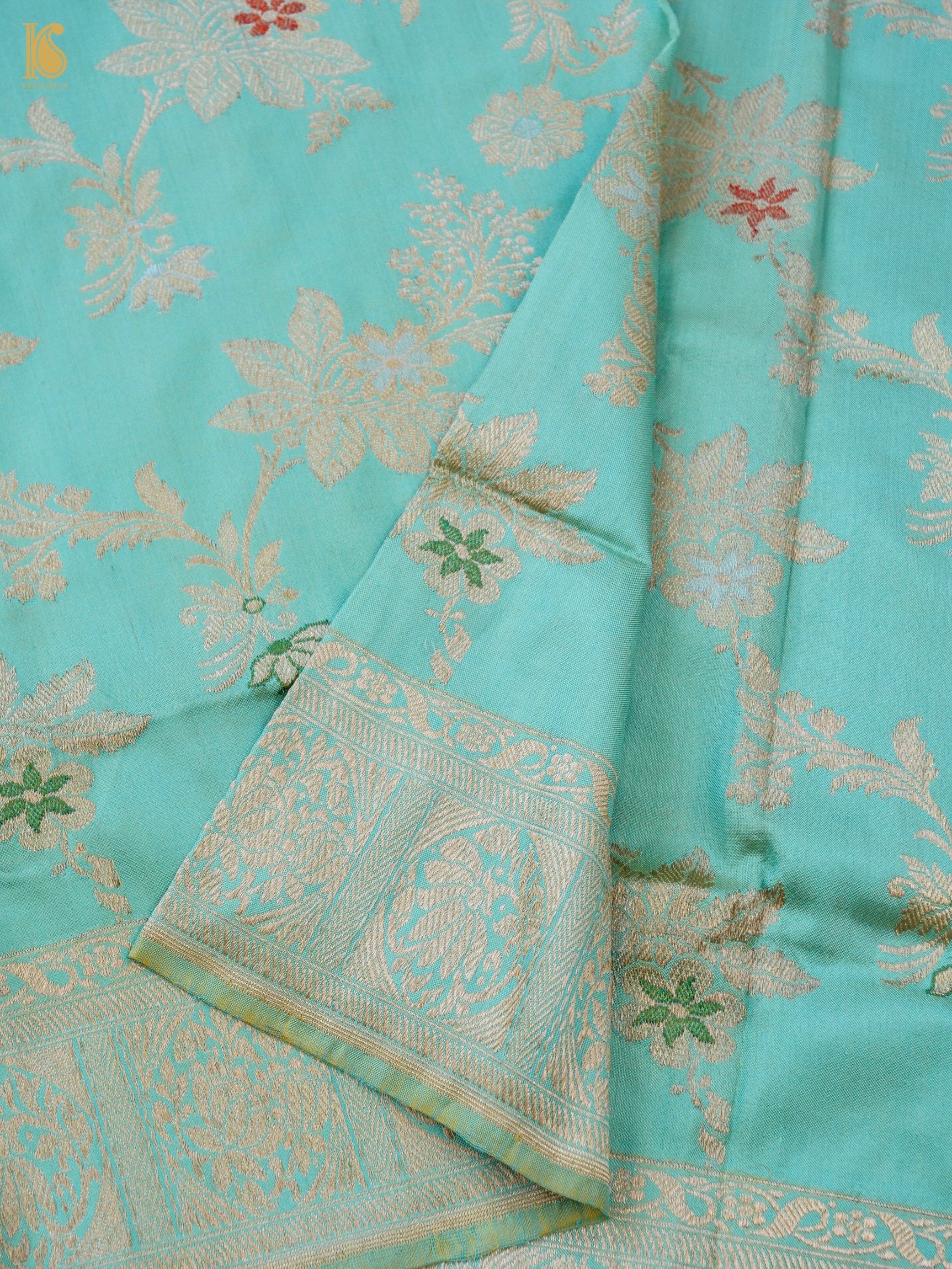 Handwoven Banarasi Katan Silk Kadwa Dupatta