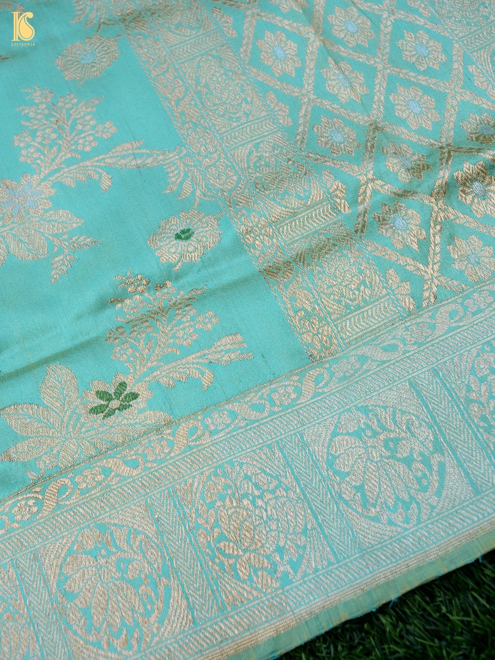 Handwoven Banarasi Katan Silk Kadwa Dupatta
