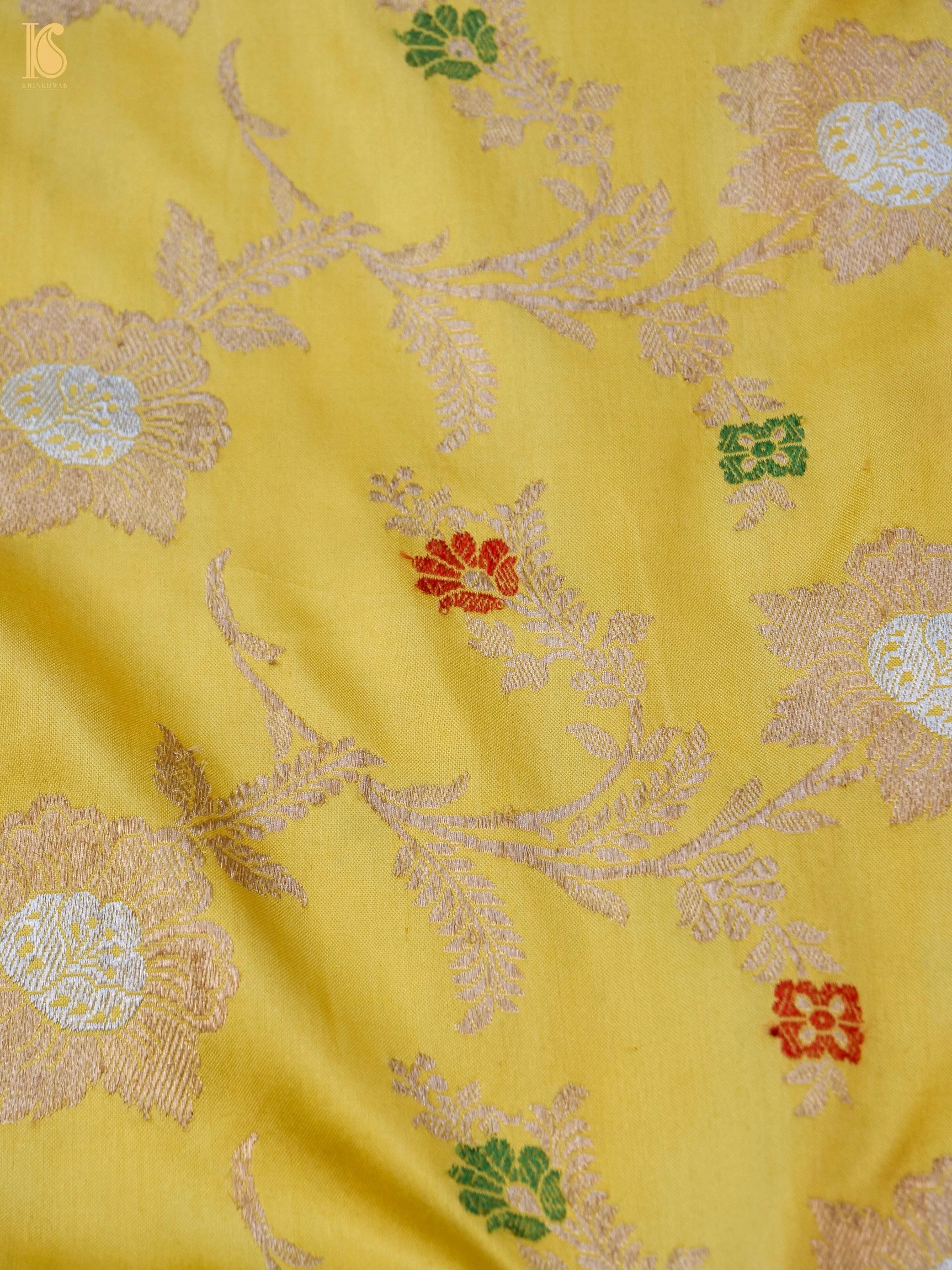 Handwoven Banarasi Katan Silk Kadwa Dupatta