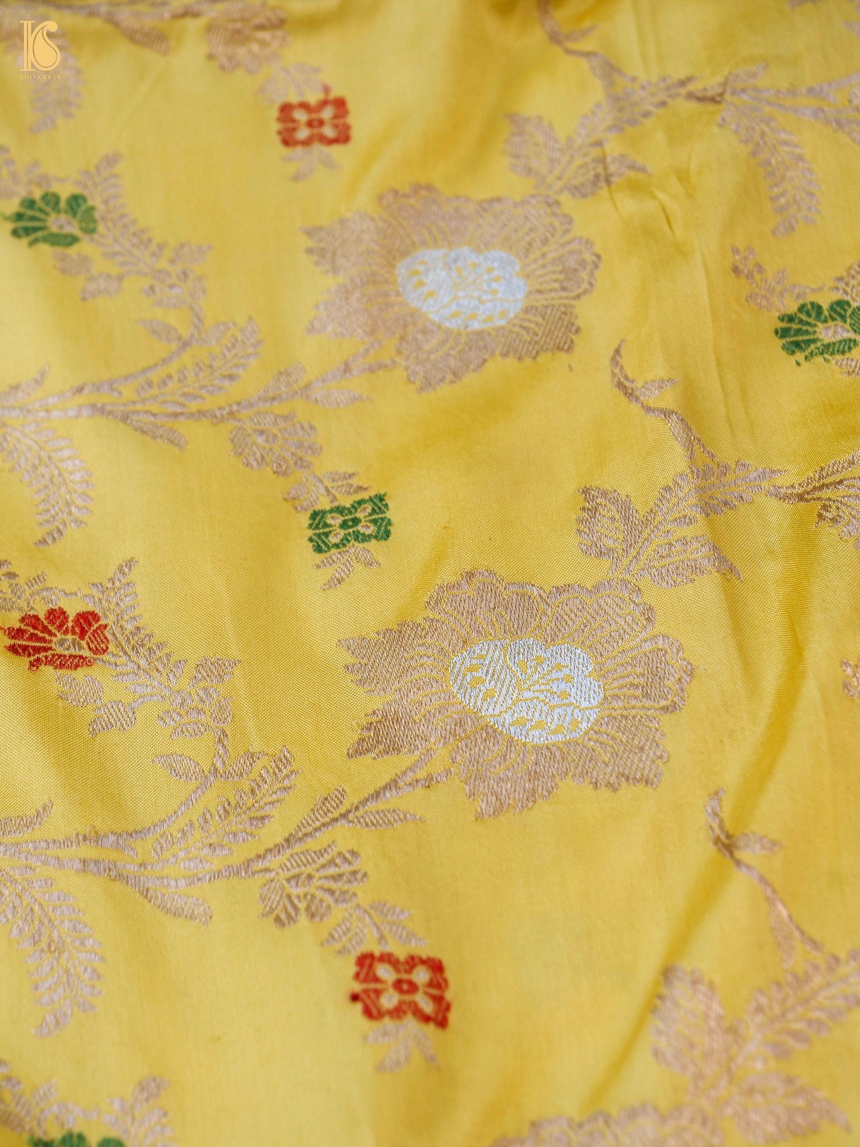Handwoven Banarasi Katan Silk Kadwa Dupatta
