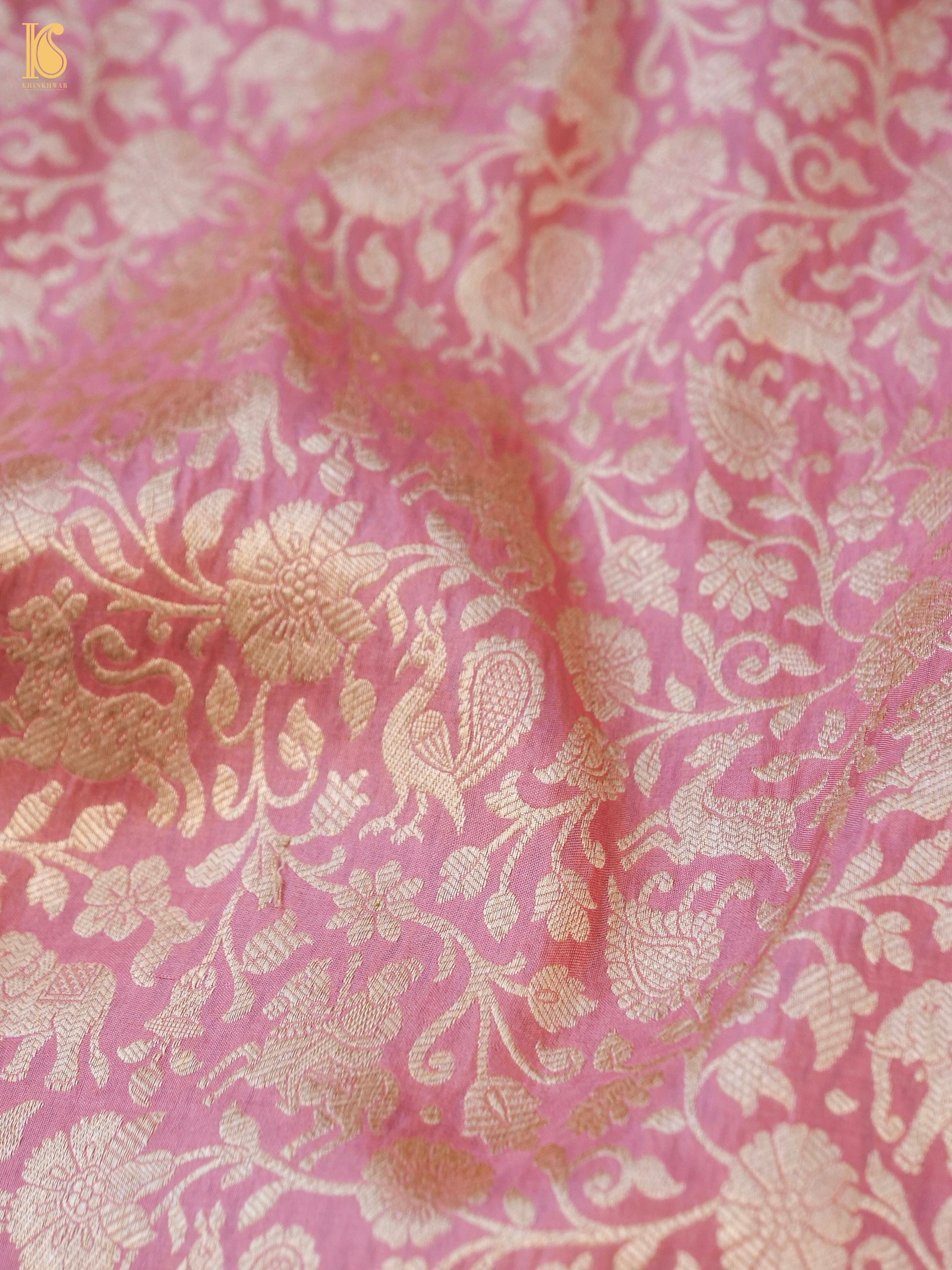 Handloom Banarasi Katan Silk Shikargah Dupatta