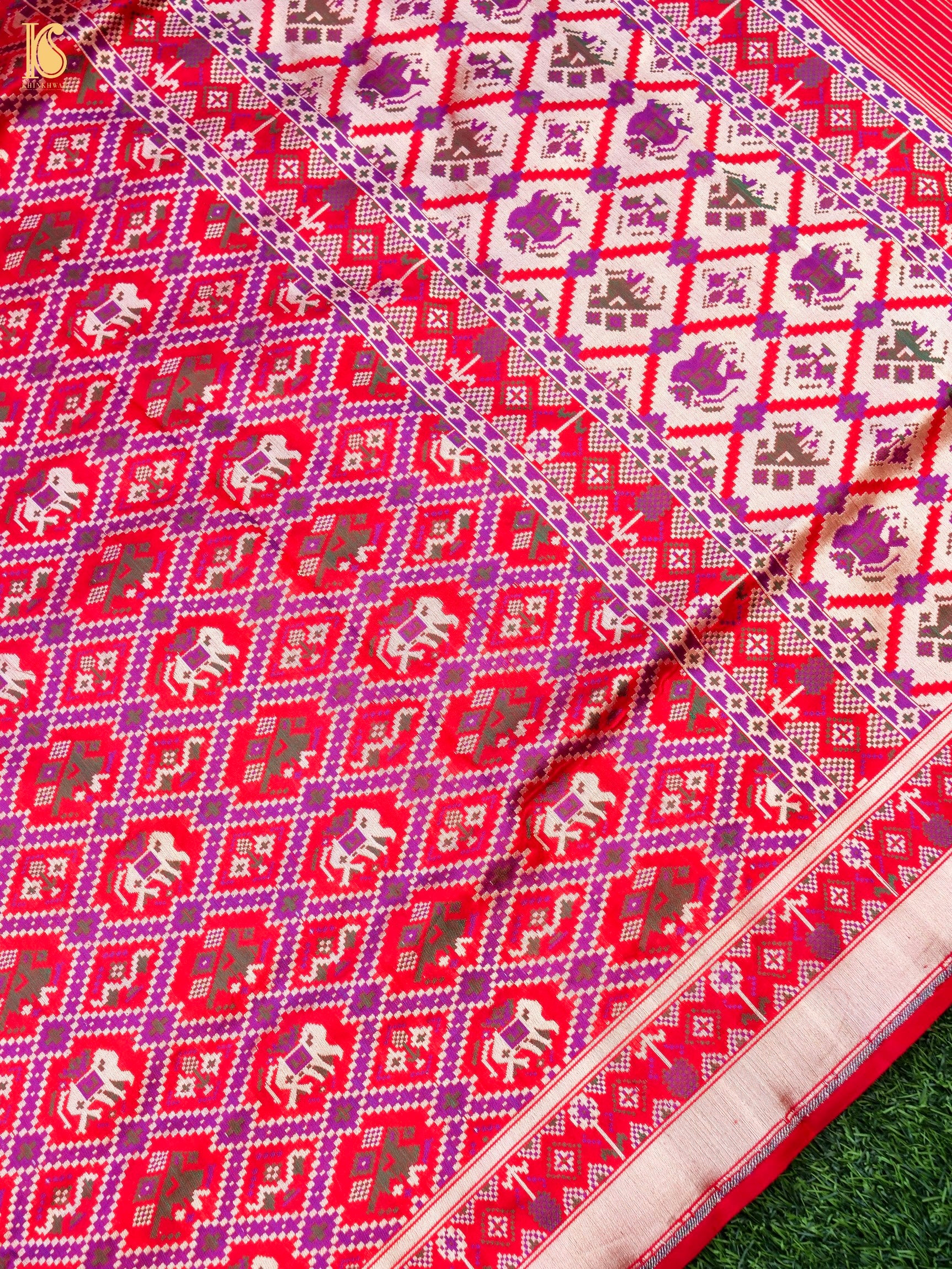 Handloom Banarasi Katan Silk Patola Dupatta