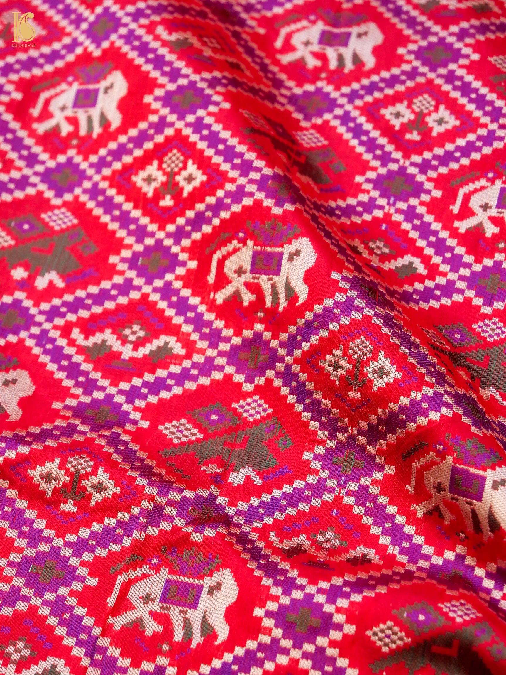 Handloom Banarasi Katan Silk Patola Dupatta