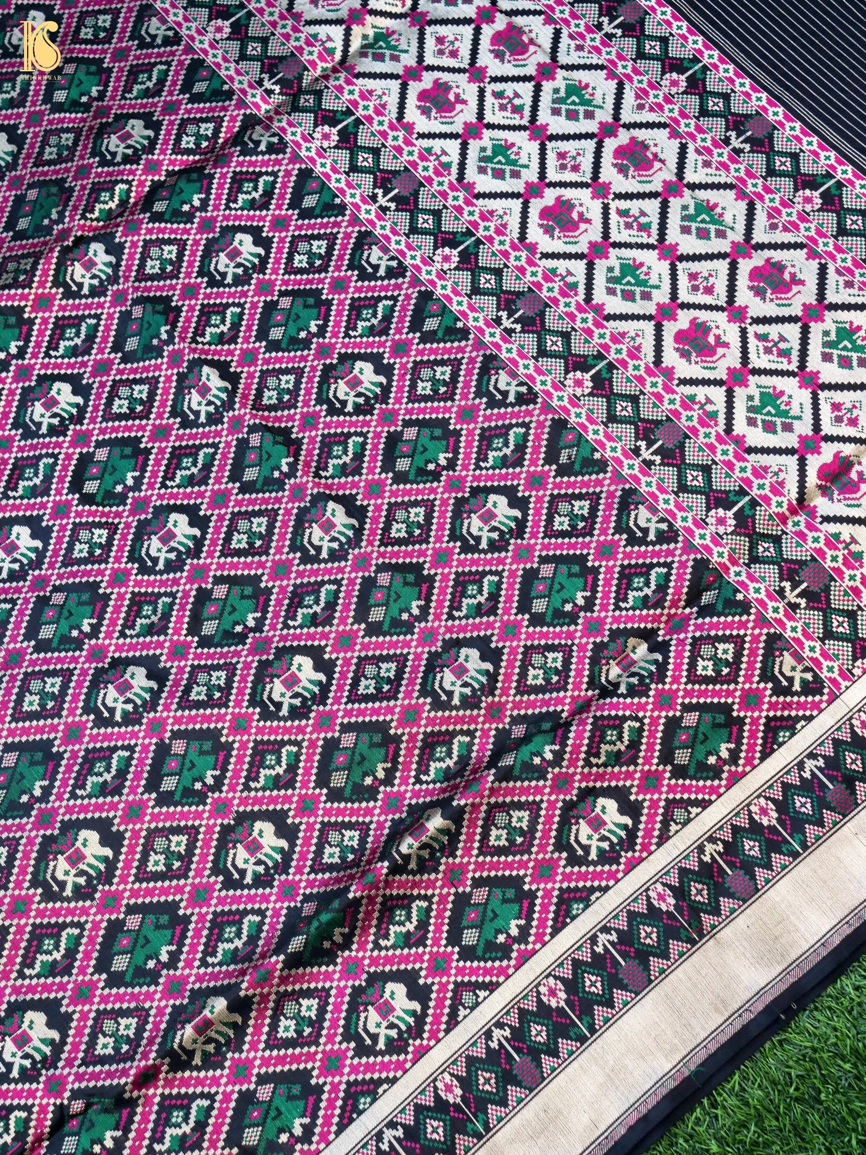 Handloom Banarasi Katan Silk Patola Dupatta