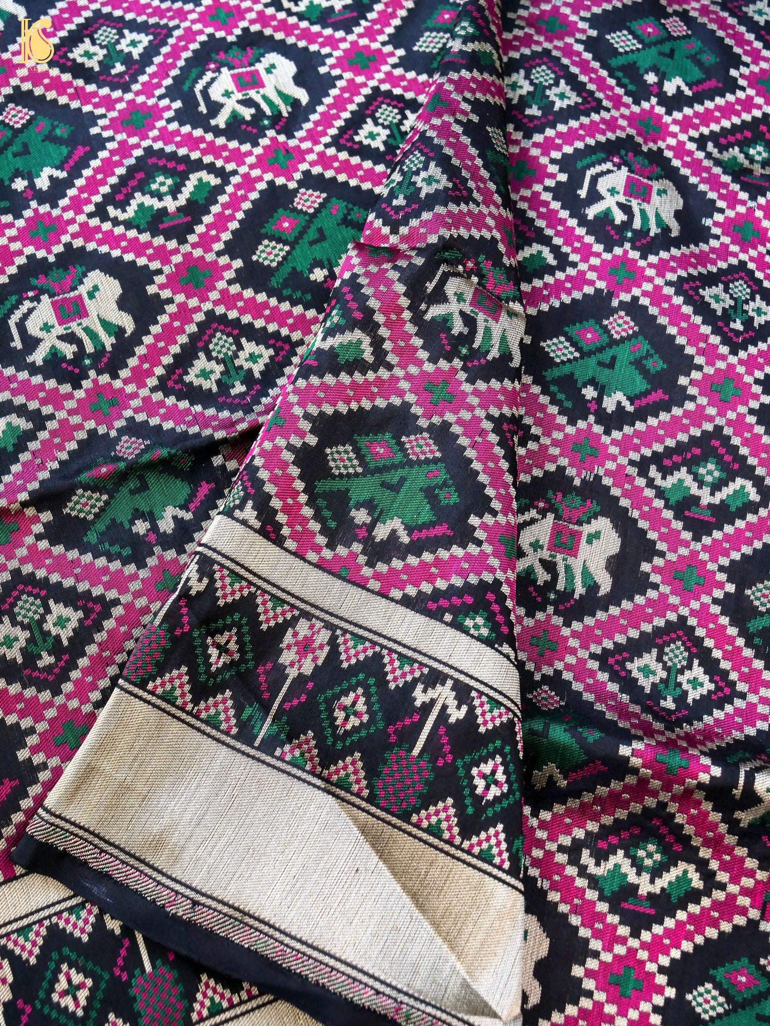 Handloom Banarasi Katan Silk Patola Dupatta