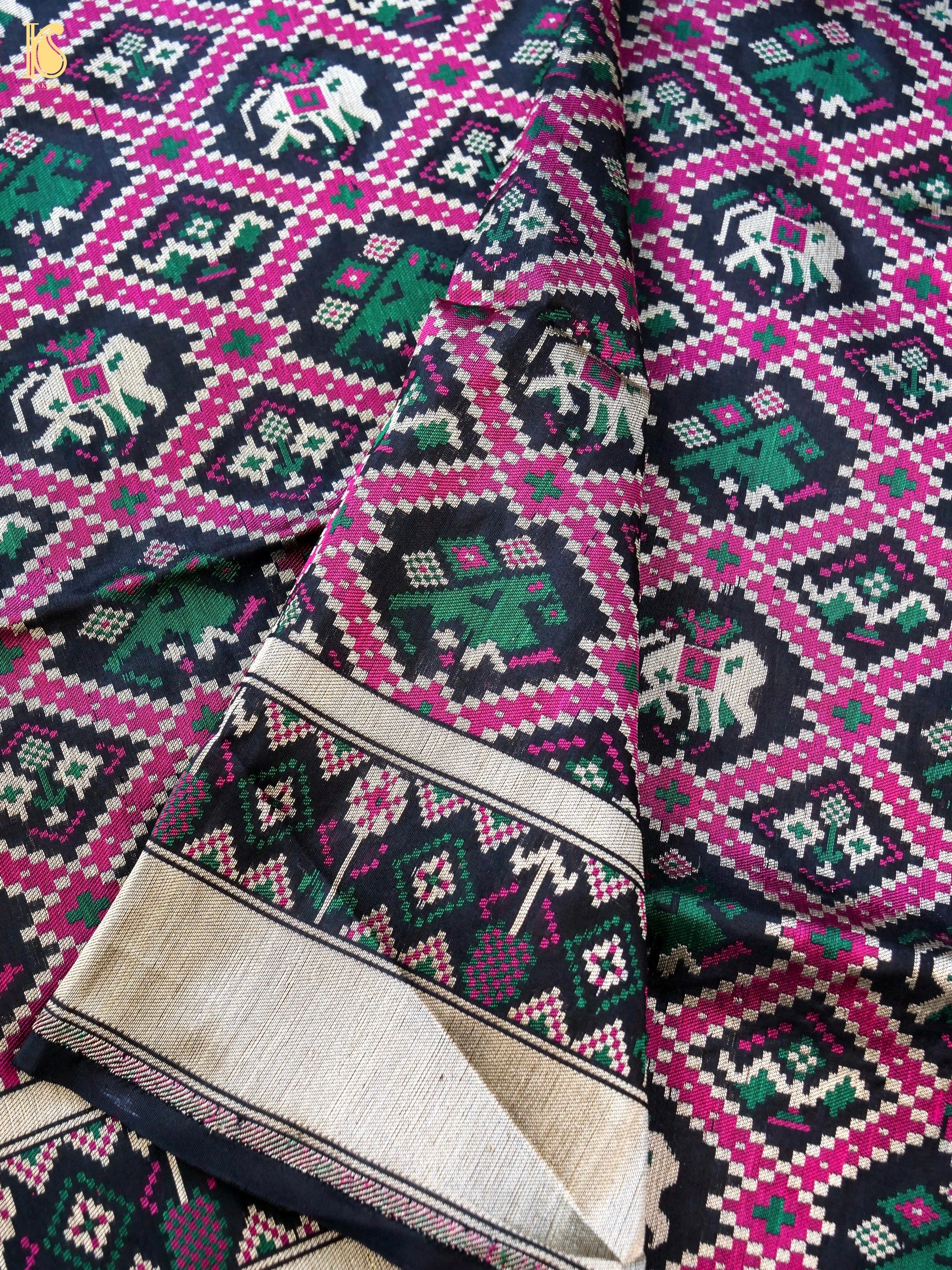 Handloom Banarasi Katan Silk Patola Dupatta