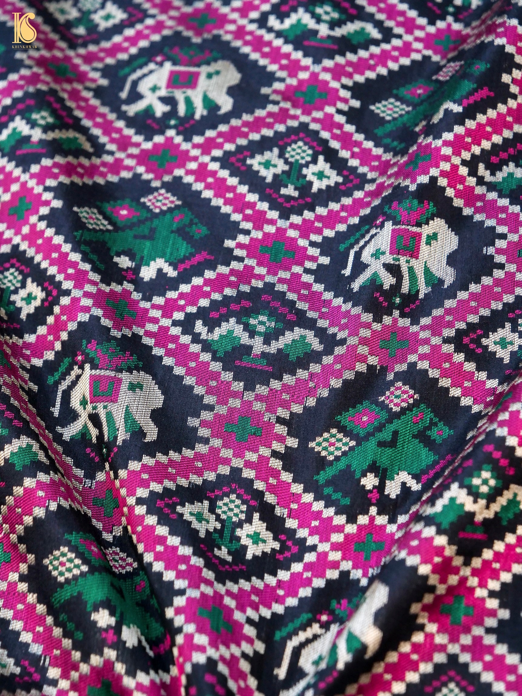 Handloom Banarasi Katan Silk Patola Dupatta