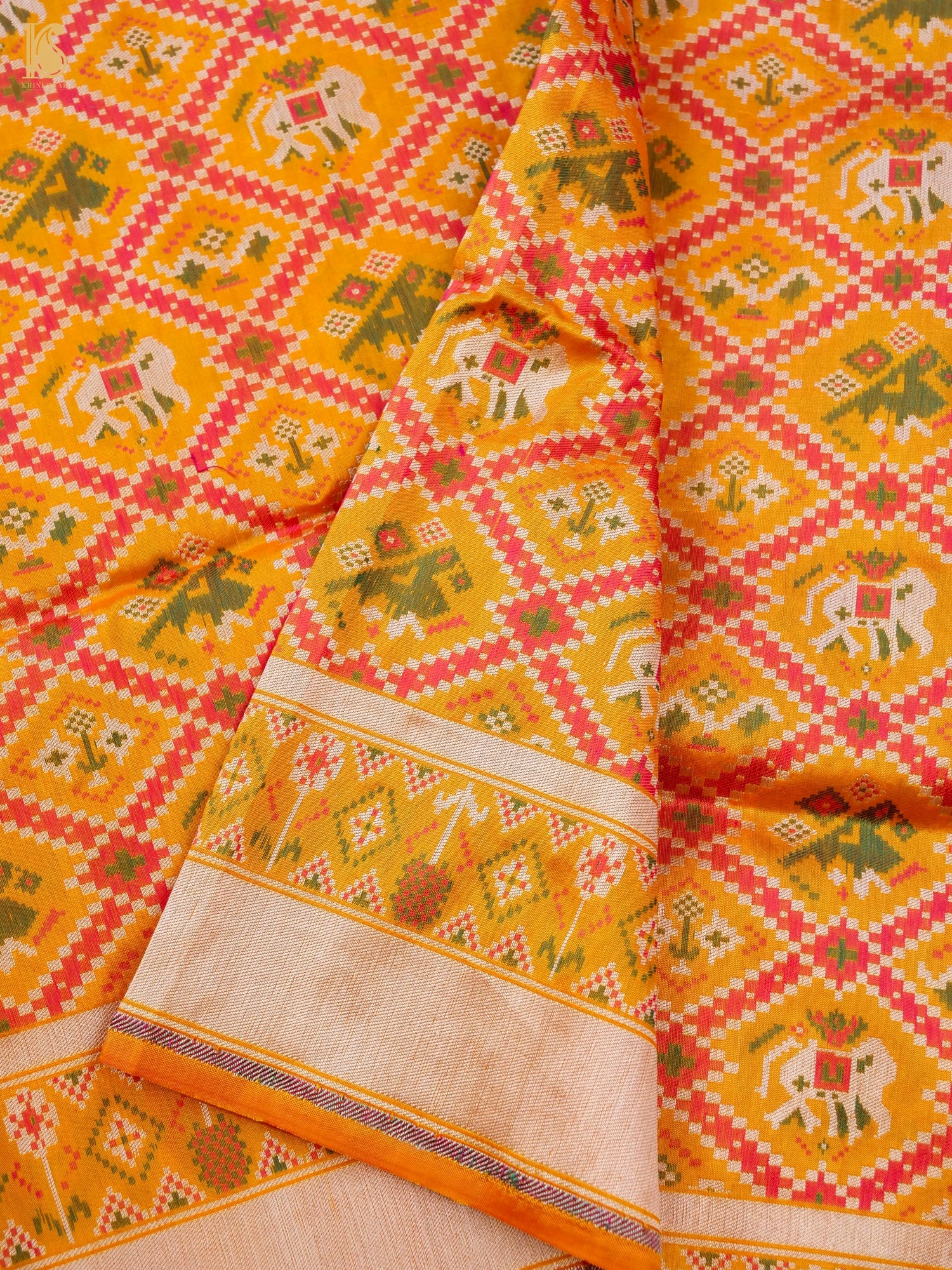Handloom Banarasi Katan Silk Patola Dupatta