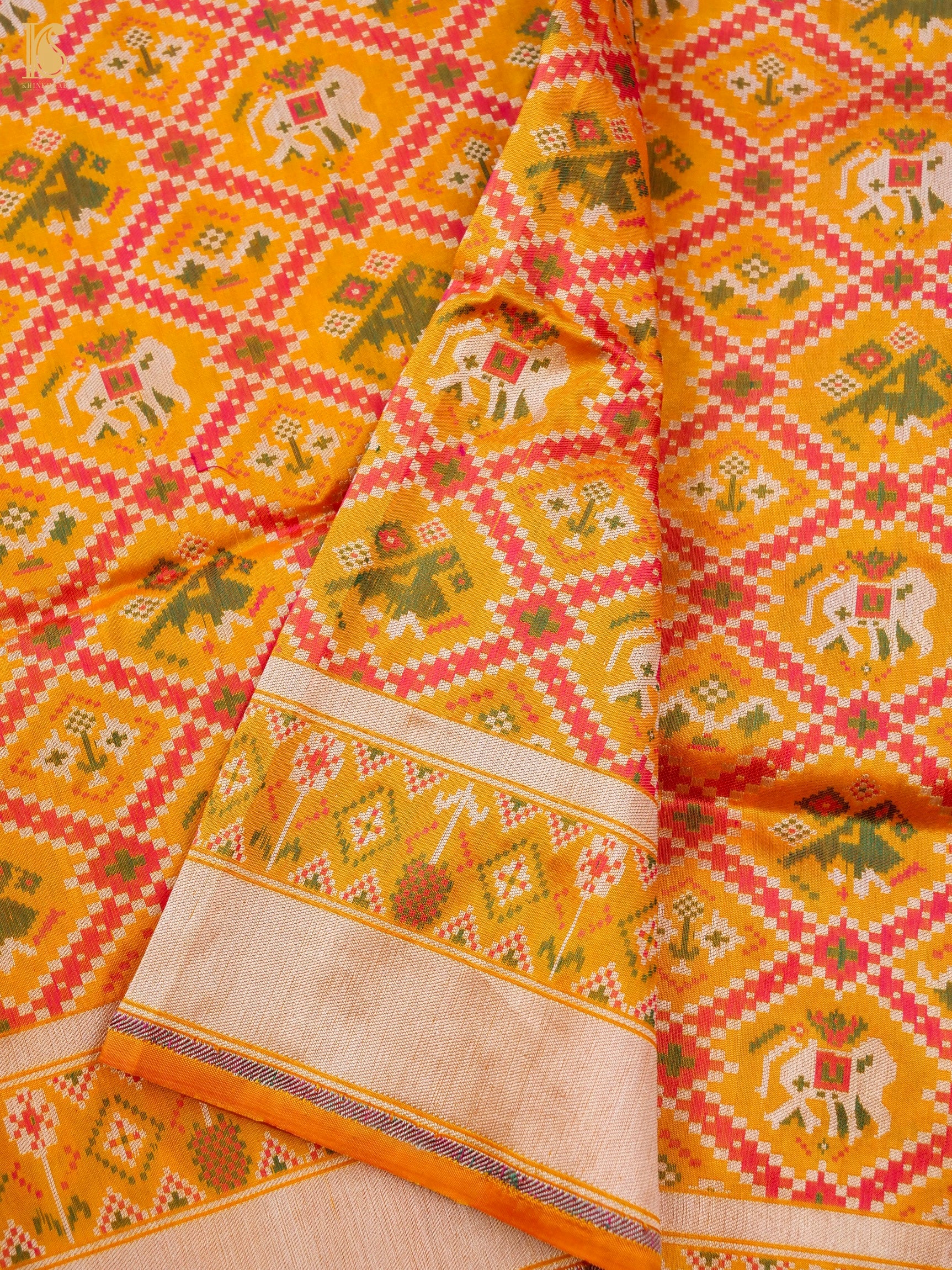 Handloom Banarasi Katan Silk Patola Dupatta