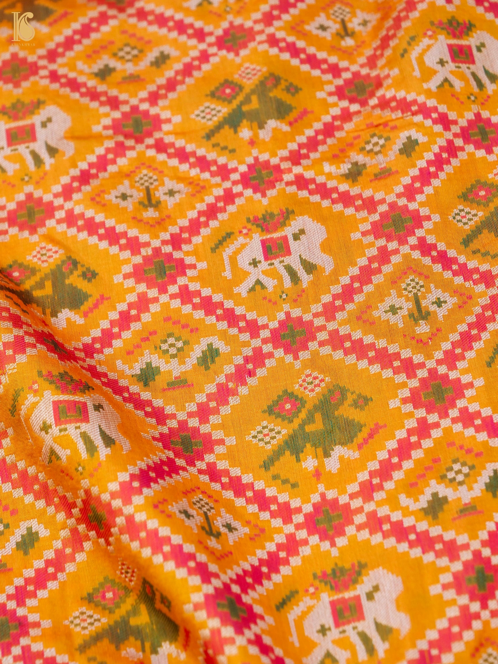 Handloom Banarasi Katan Silk Patola Dupatta